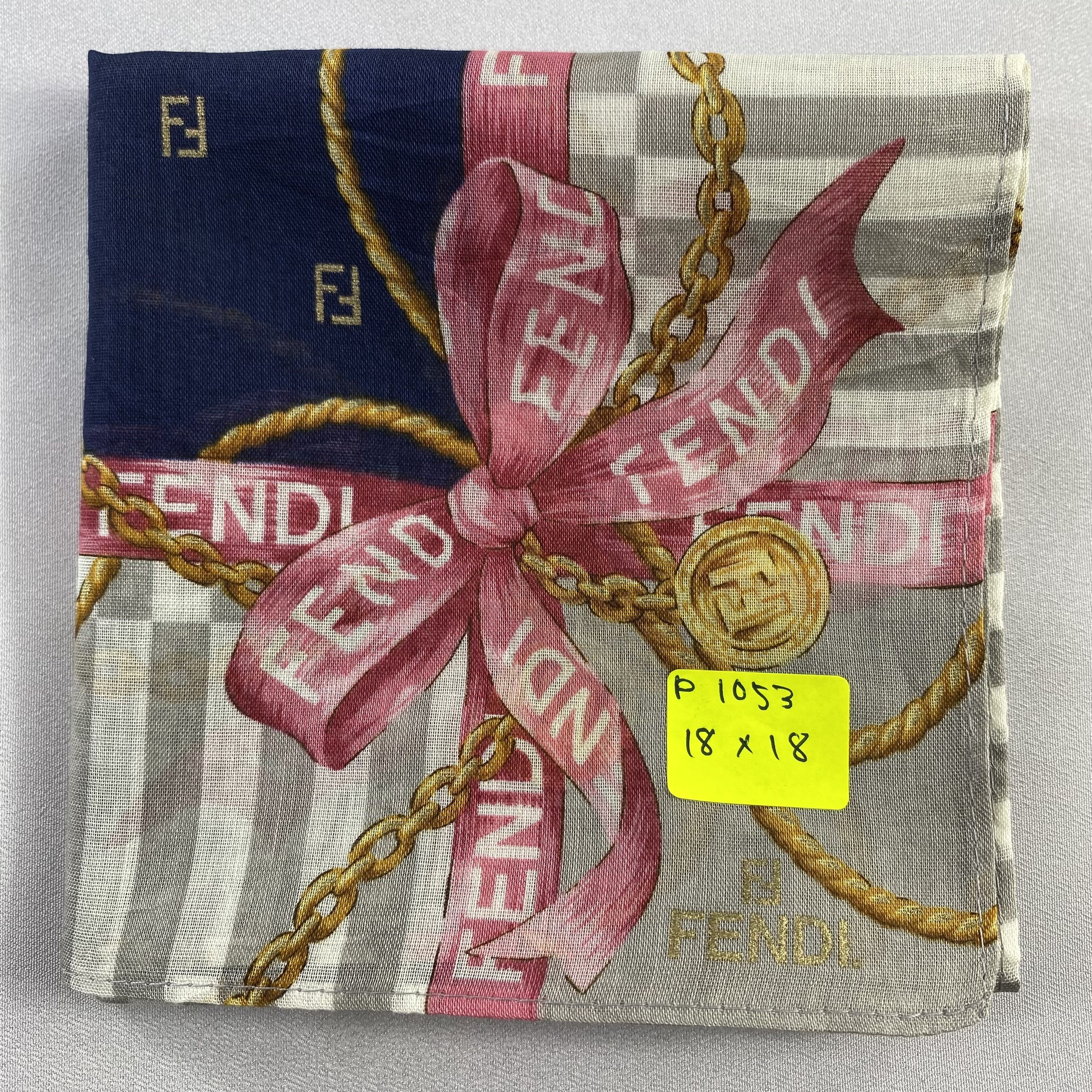 Vintage Fendi Handkerchief / Neckerchief / Bandana-P1053 Size ONE SIZE - 5 Thumbnail