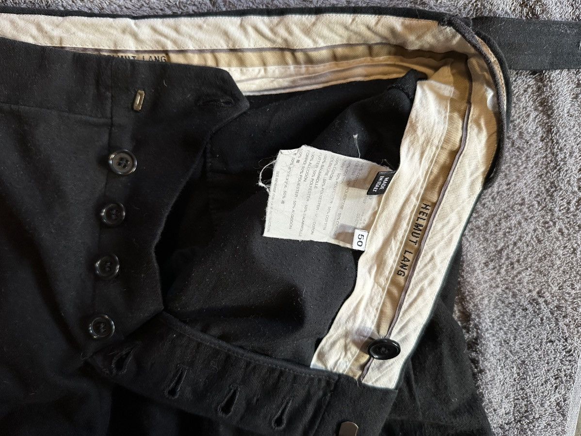 Pantalon Cargo Helmut Lang Taille 30 Noir - Style Bondage - Occasion Très Bon état