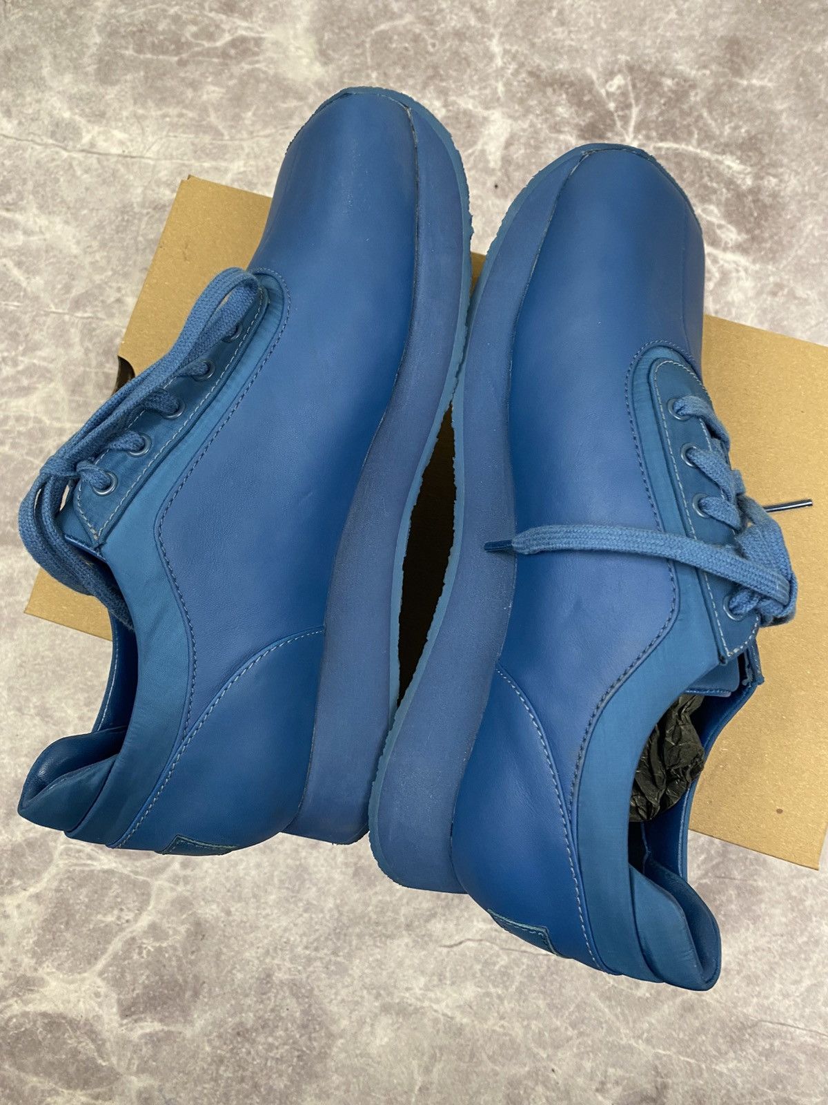 Eckhaus Latta Ugg X Eghaus Latta Square Toe Leather Low Top Sneakers 38 Size US 8 / IT 38 - 5 Thumbnail