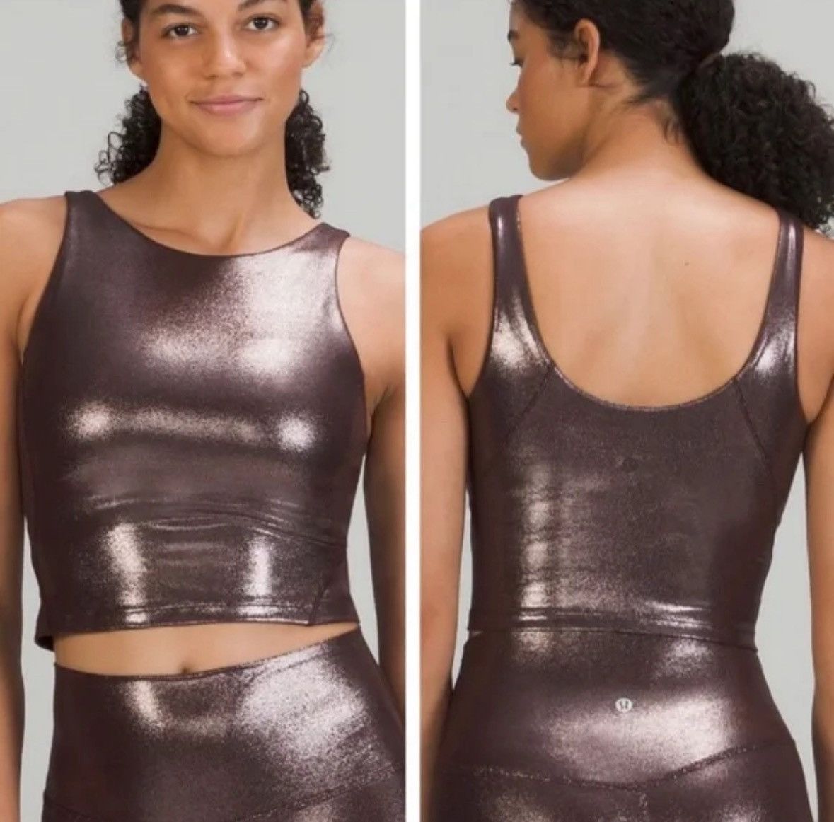 Lululemon Lululemon Align High Neck Tank Foil French Press Sz 6 Size M / US 6-8 / IT 42-44 - 1 Thumbnail