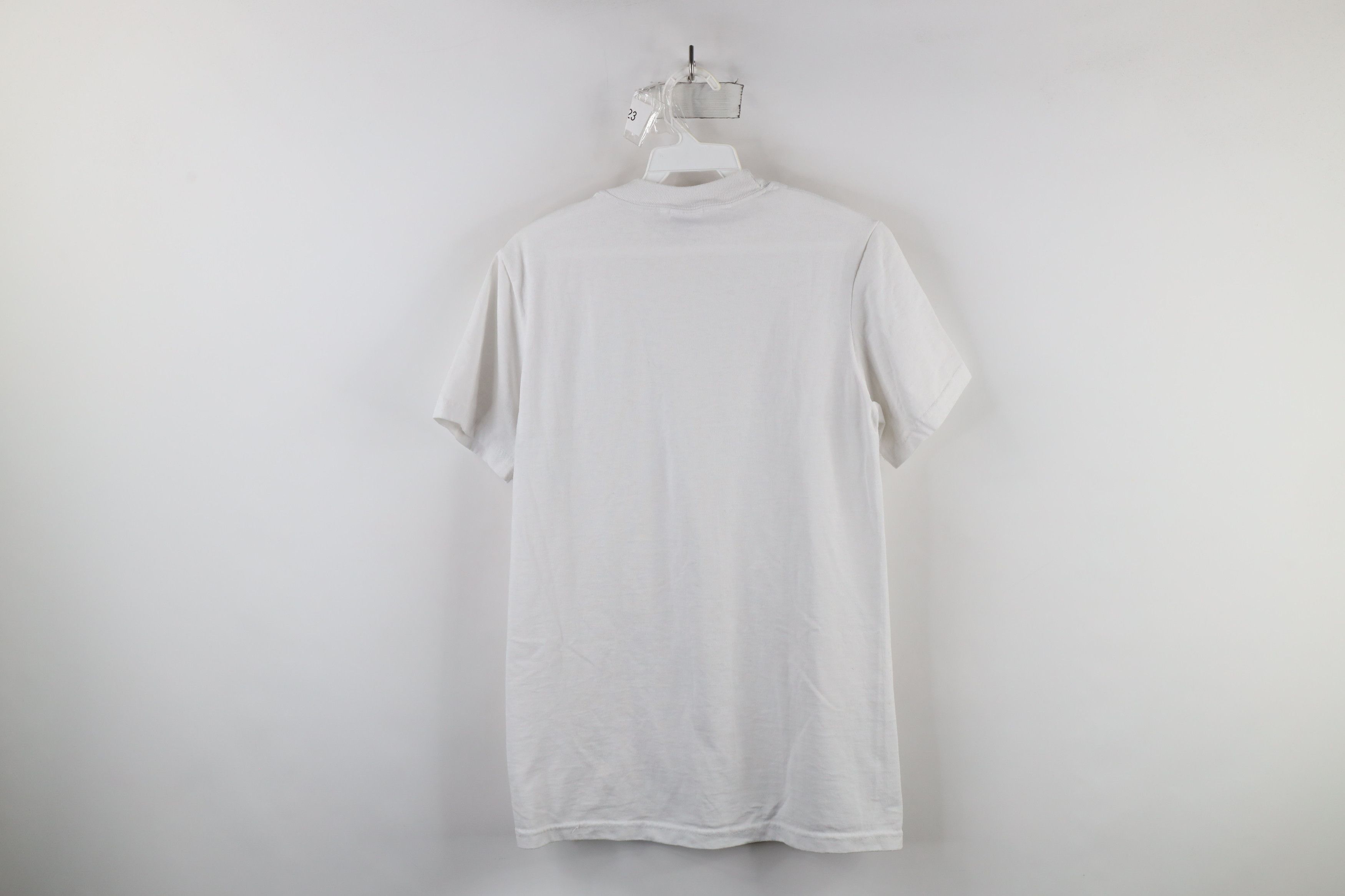 Vintage Vintage 90s Streetwear Short Sleeve T-Shirt White Cotton Size US S / EU 44-46 / 1 - 8 Thumbnail