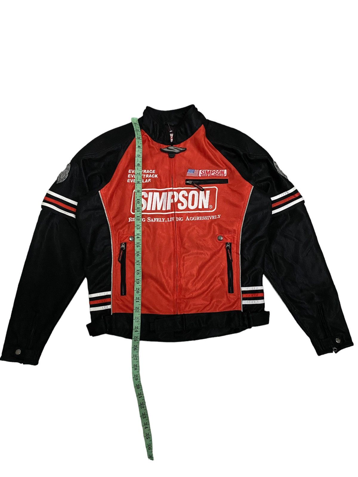 Sports Specialties × Vintage Offer‼️Vintage Simpson Racing Motorsport Biker Jacket Size US L / EU 52-54 / 3 - 17 Thumbnail