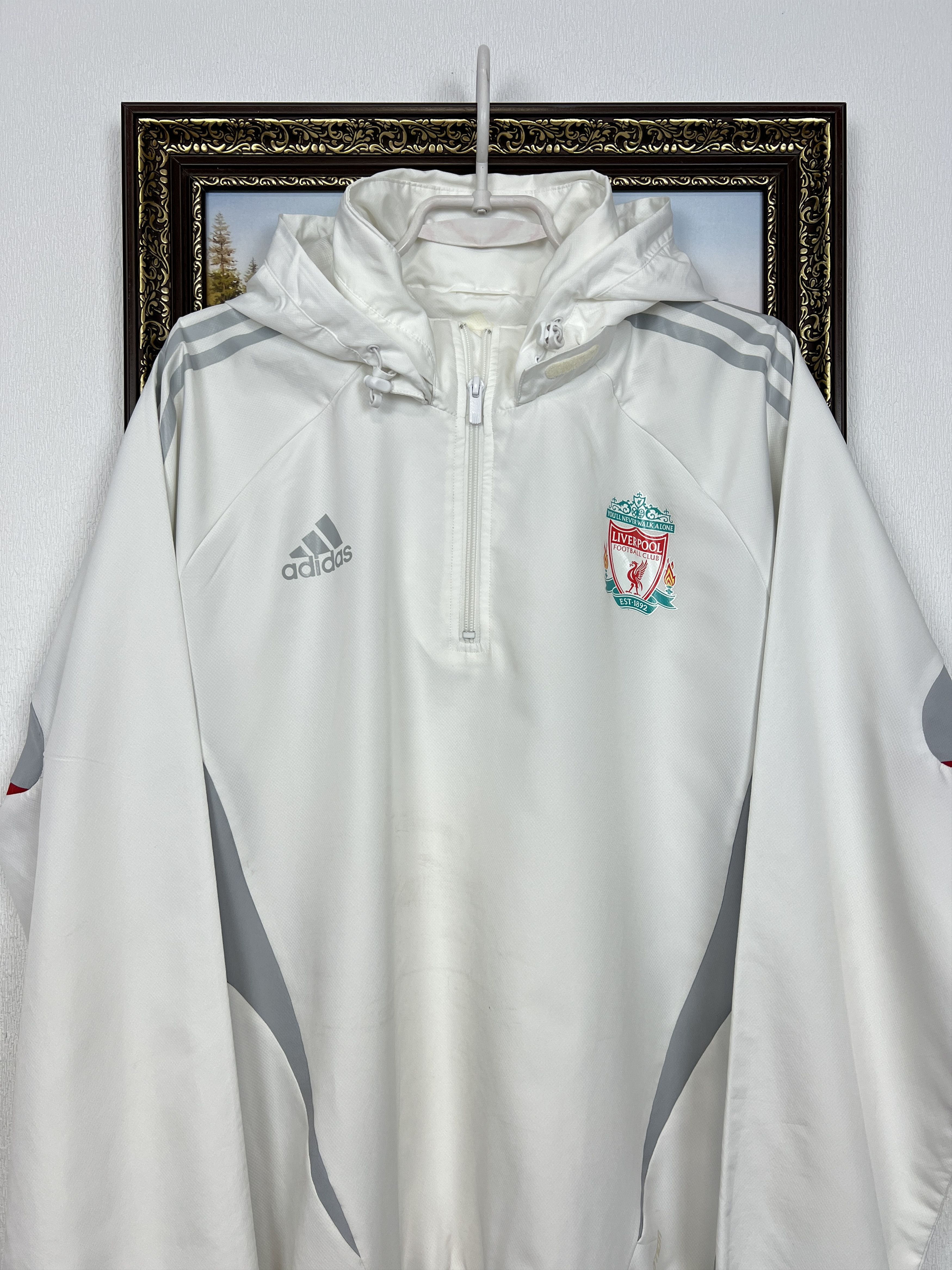 Adidas Vintage Adidas Liverpool Football Jacket Soccer Track Top Size US L / EU 52-54 / 3 - 2 Thumbnail