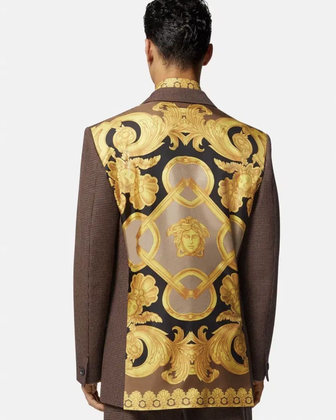 Versace Versace Barroco 660 Silk Insert Blazer Jacket Size US M / EU 48-50 / 2 - 1 Thumbnail