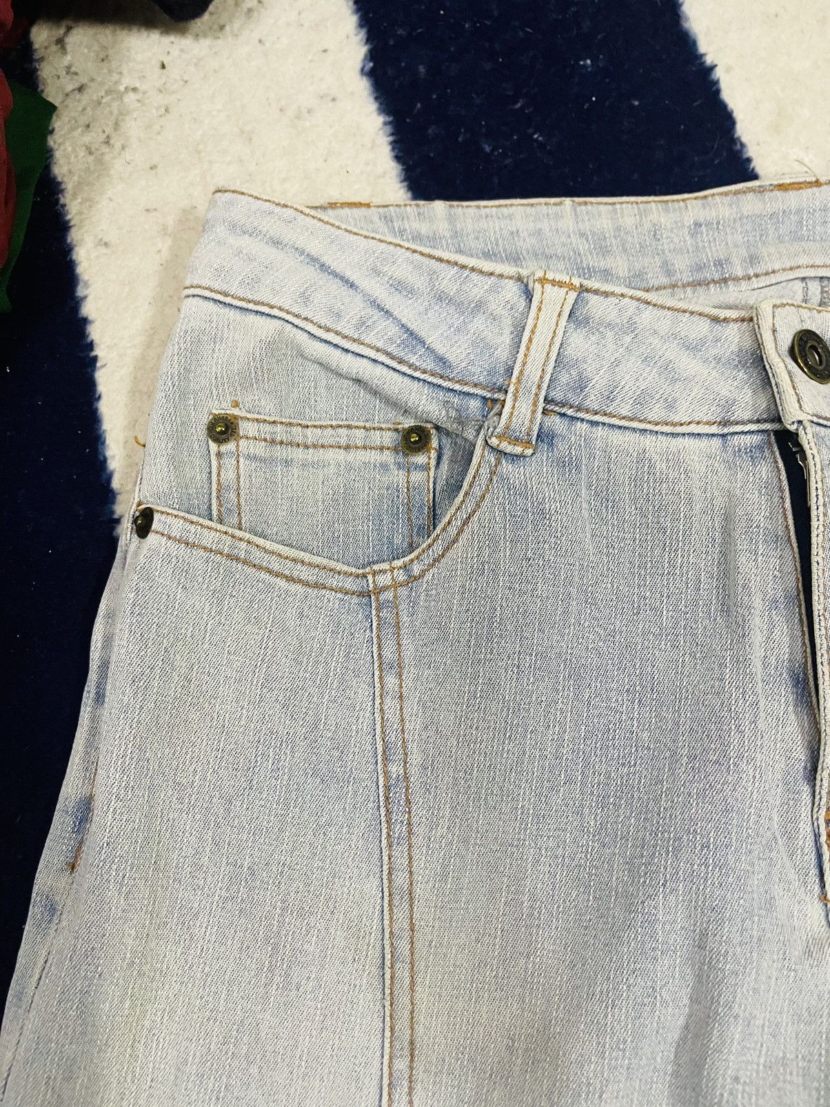 Japanese Brand Unbranded Flare Jeans Inspired Hysteric Glamour (14) Size 30" / US 8 / IT 44 - 12 Thumbnail