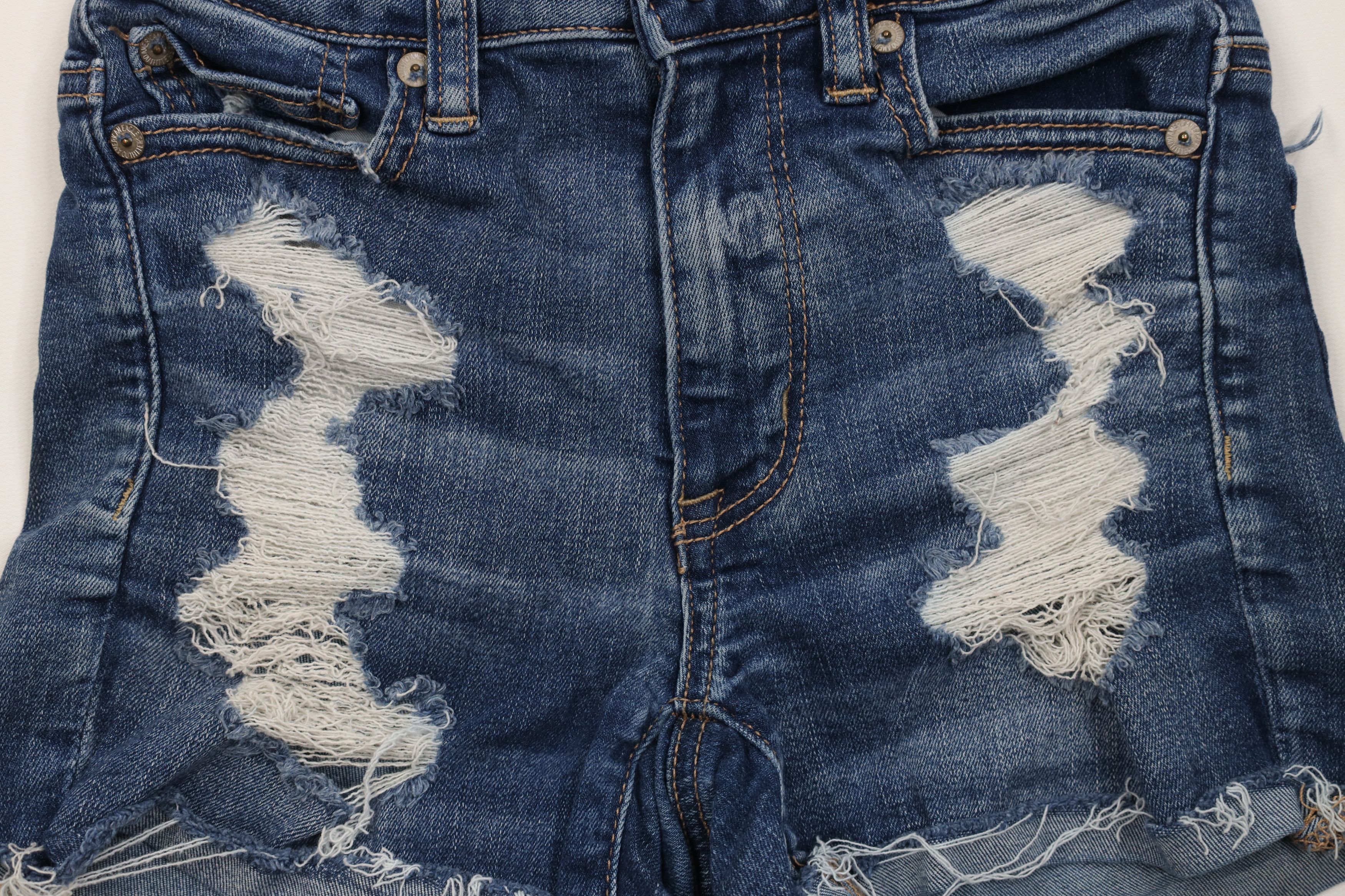 American Eagle Outfitters Vintage Y2K American Eagle Outfitters Shortie Micro Shorts Size 24" / US 00 / IT 34 - 3 Thumbnail