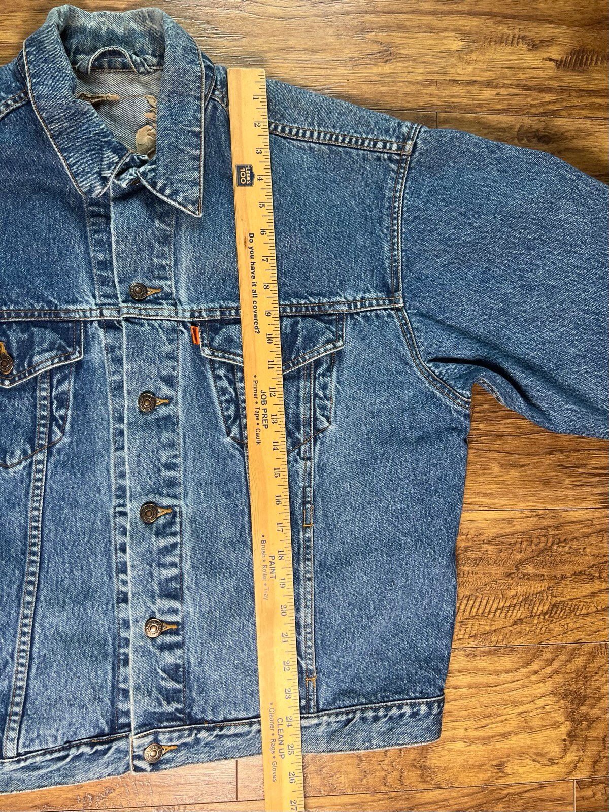 Levi's Vtg 80s Orange Tab Levis Blue Denim Trucker Jacket Large Size US L / EU 52-54 / 3 - 12 Thumbnail