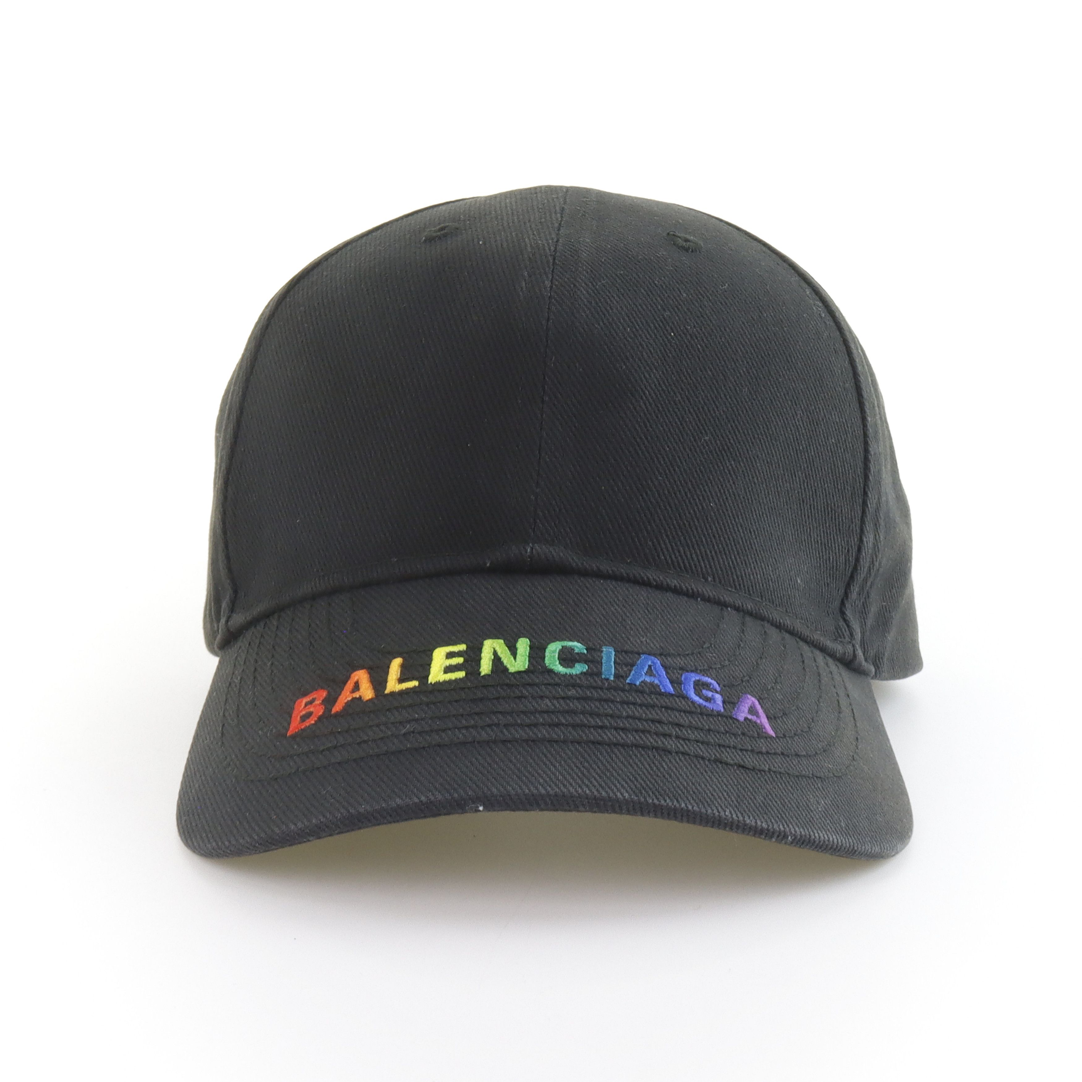 Balenciaga Balenciaga rainbow logo cap | Grailed
