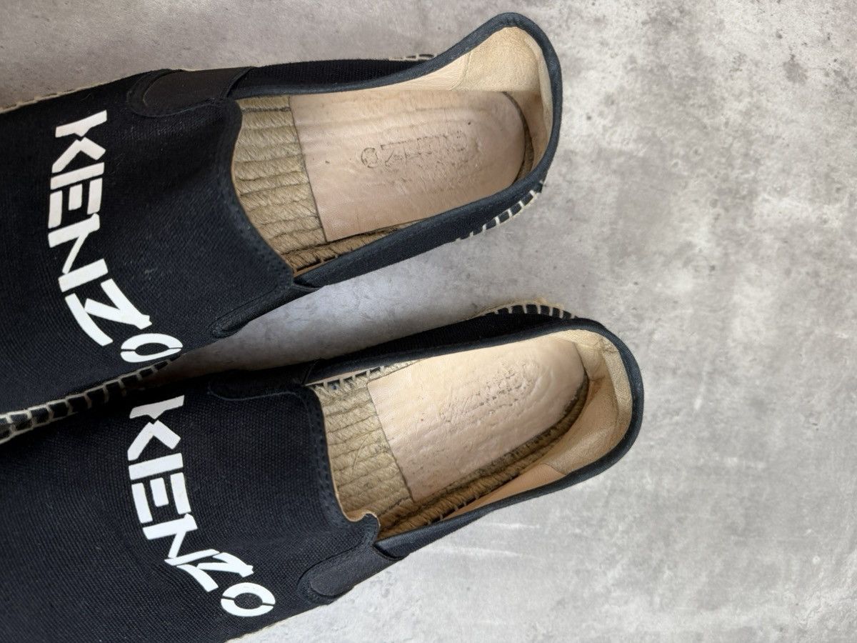 Kenzo Kenzo Black Logo Printed Espadrilles Size 42 Size US 8 / EU 41 - 6 Thumbnail