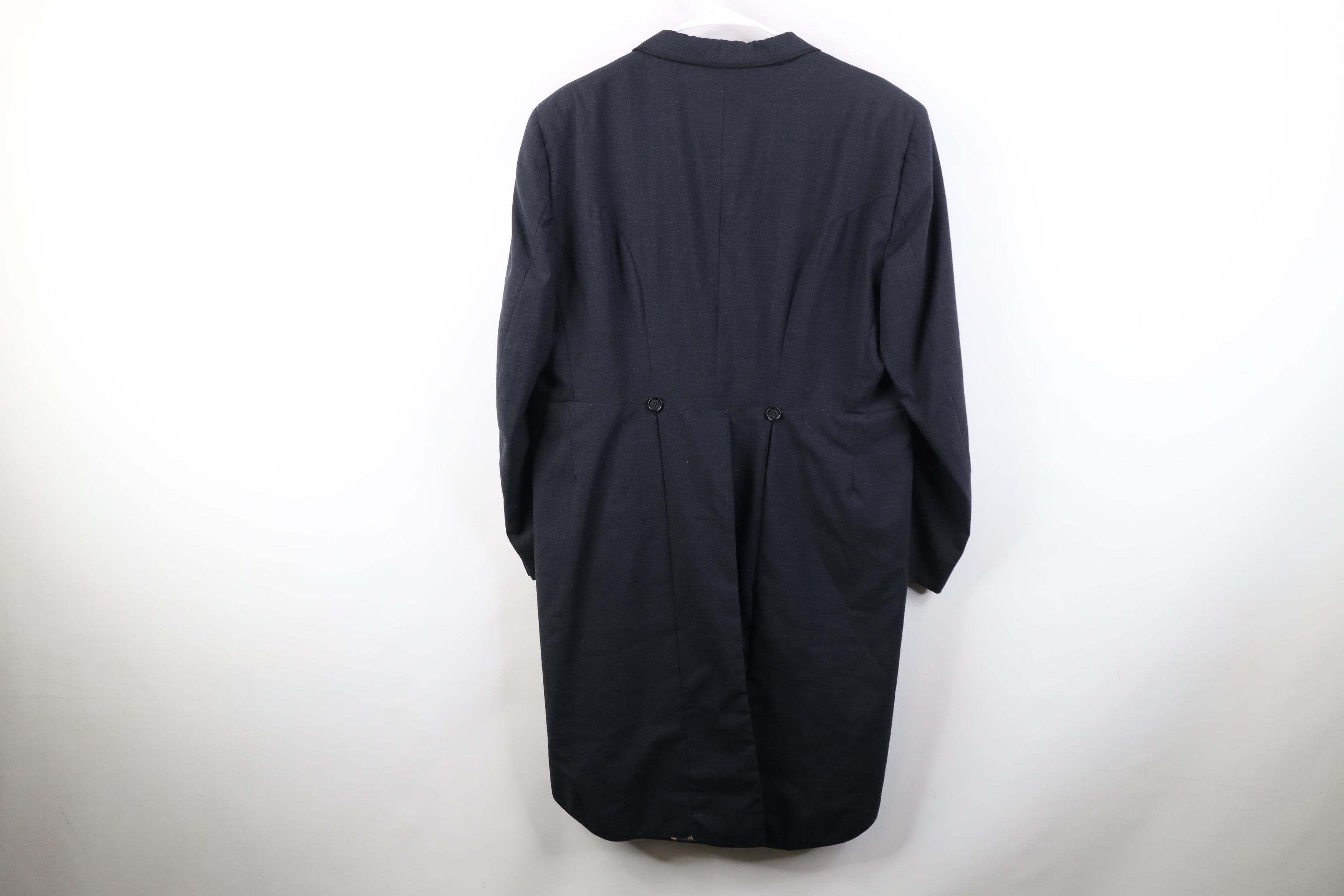 Vintage Vintage 40s 50s Tuxedo Suit Coat Blazer Jacket Tailcoat USA Size US XXL / EU 58 / 5 - 15 Thumbnail