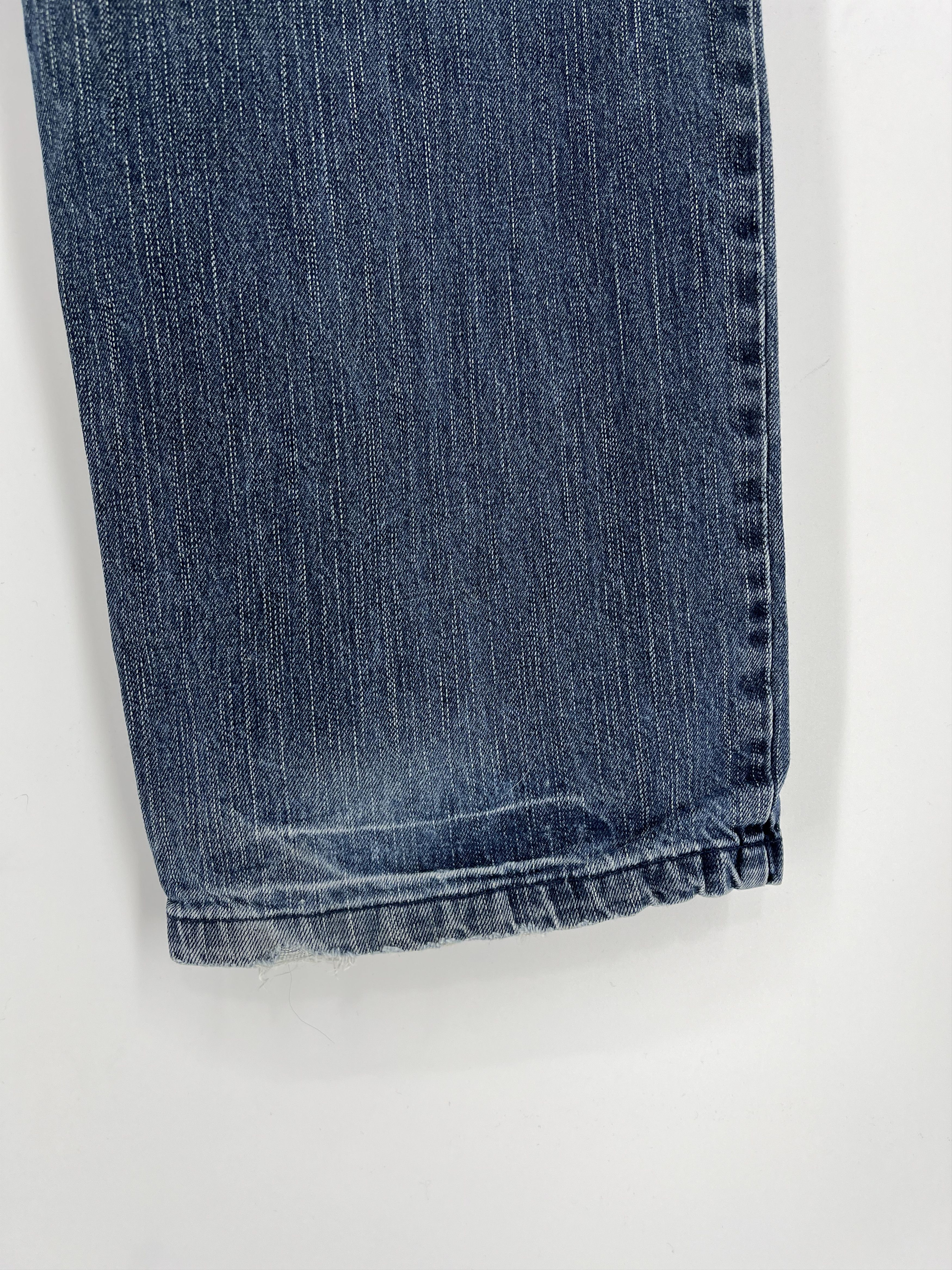 Japanese Brand Vintage Karl Kani Baggy Rap Jeans Rivet Stud Big Logo Size34 Size US 34 / EU 50 - 12 Thumbnail
