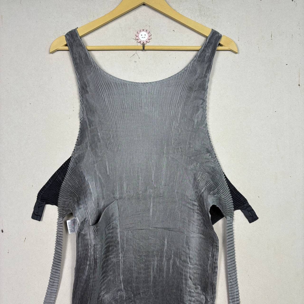 Issey Miyake Vtg Issey Miyake IM Product Pleated Reversible Apron Dress Size ONE SIZE - 8 Thumbnail