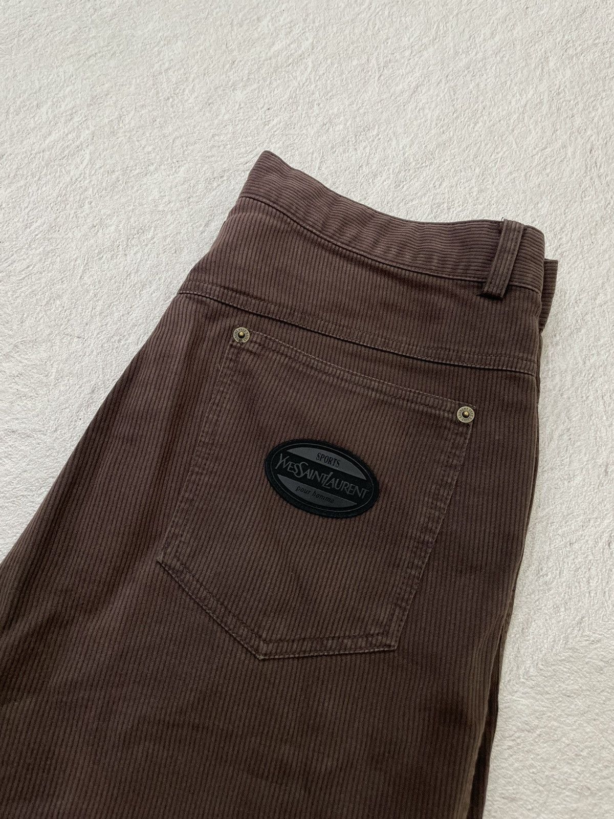 Yves Saint Laurent Yves saint laurent corudoroy pants Size US 31 - 7 Thumbnail