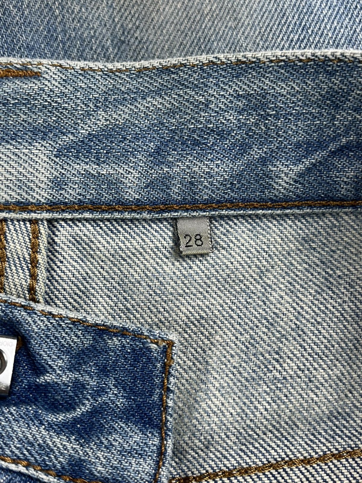 Dior Dior Homme Mudwash Painter Distressed Blue Denim Jeans Size US 28 / EU 44 - 10 Thumbnail