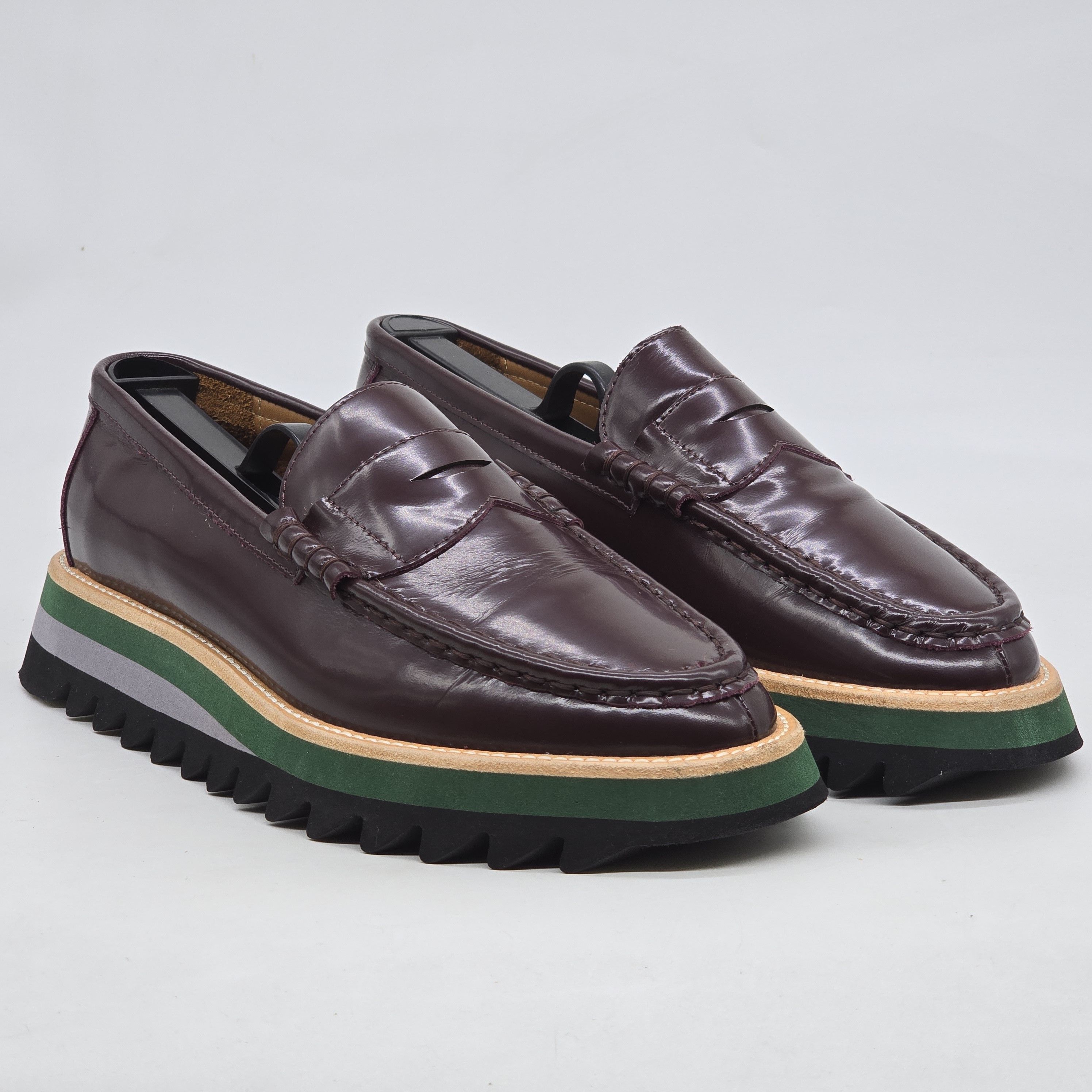 Kolor Kolor Beacon - Bordeaux Loafers Size US 8 / EU 41 - 1 Thumbnail