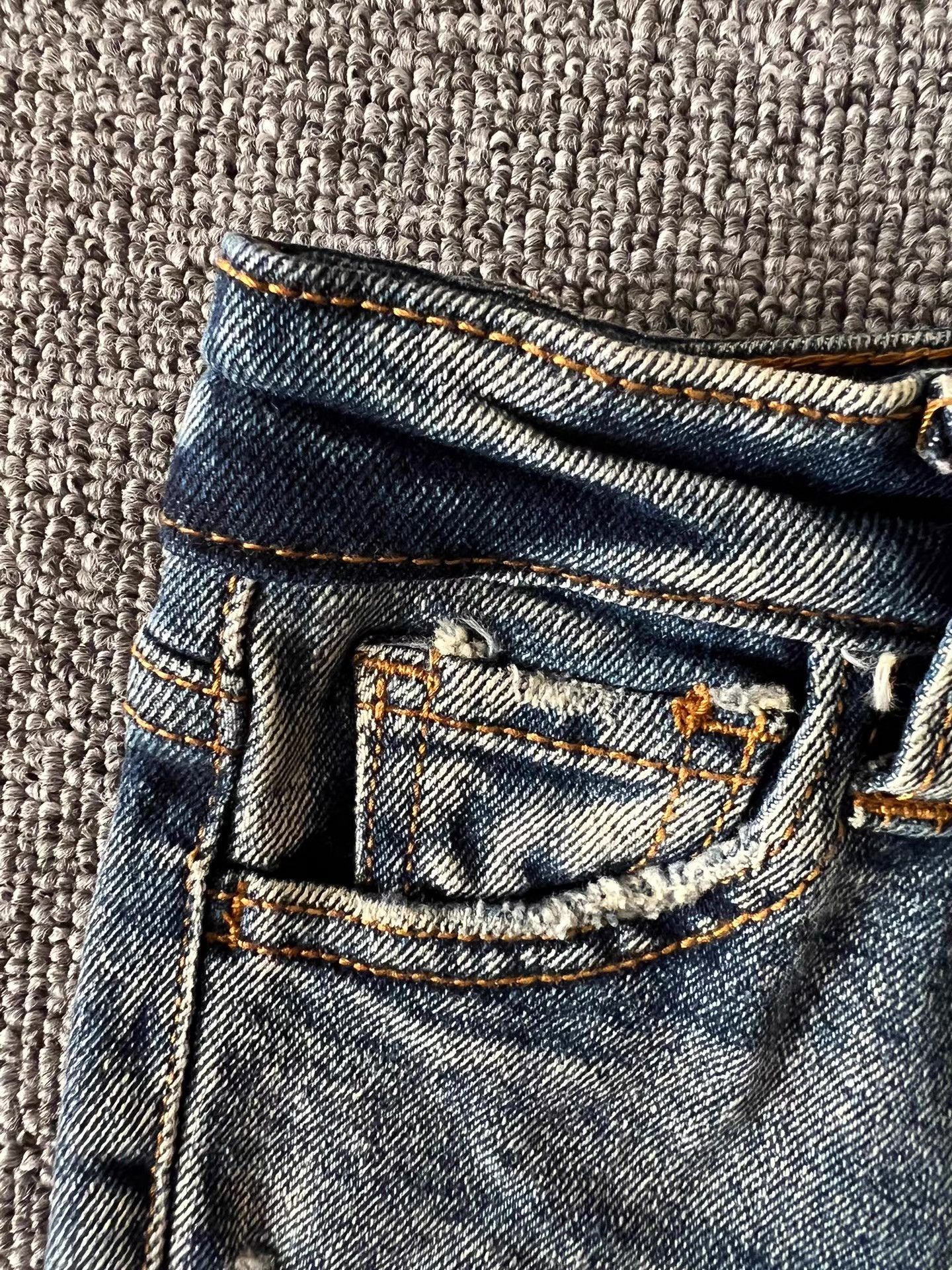 Billionaire Boys Club BBC KIDS Children's Washed Brushed Jeans Q7 Size US 26 / EU 42 - 6 Thumbnail