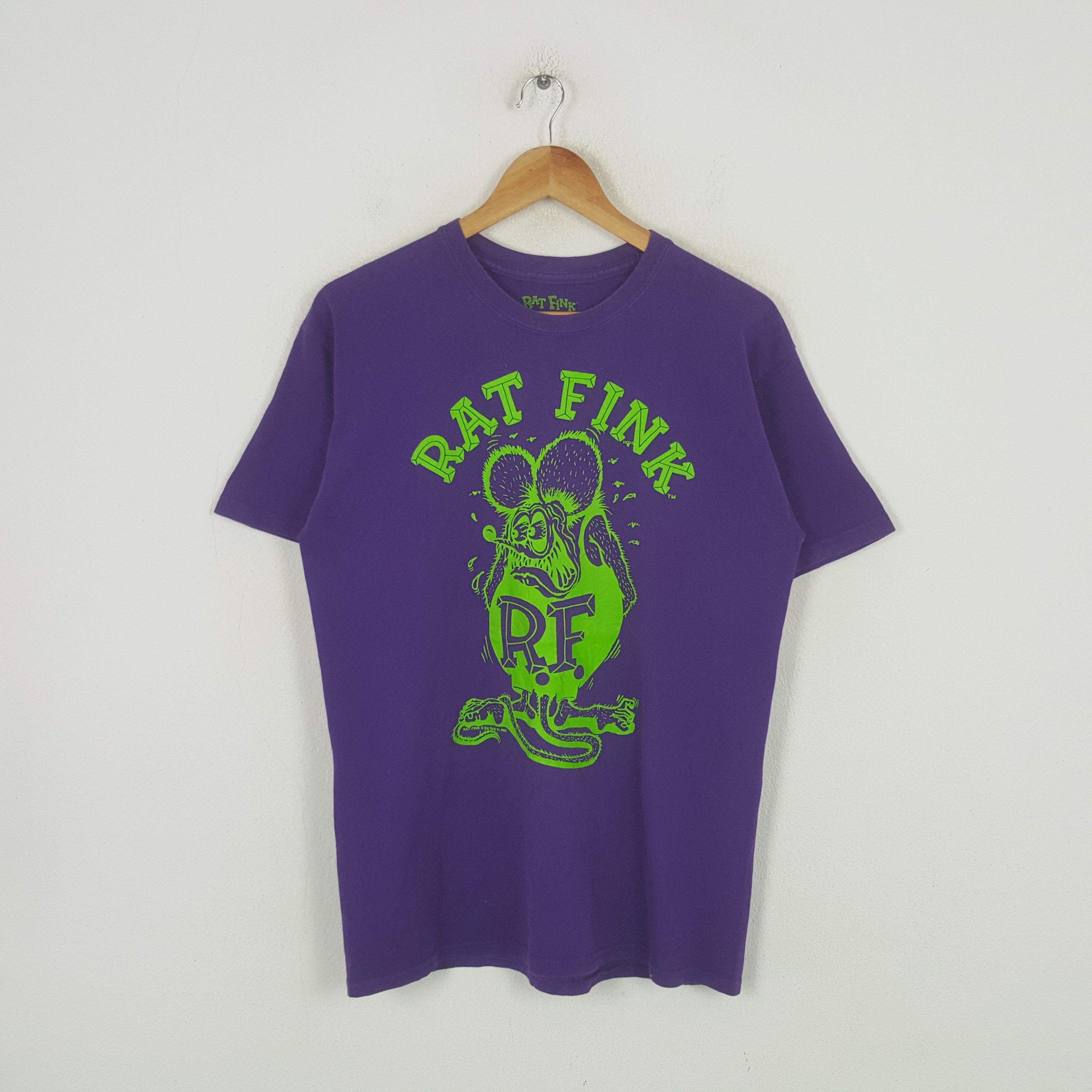 Cartoon Network Vintage Rat Fink Hit Rod Cartoon Character Tshirt RR24 Size US M / EU 48-50 / 2 - 1 Thumbnail