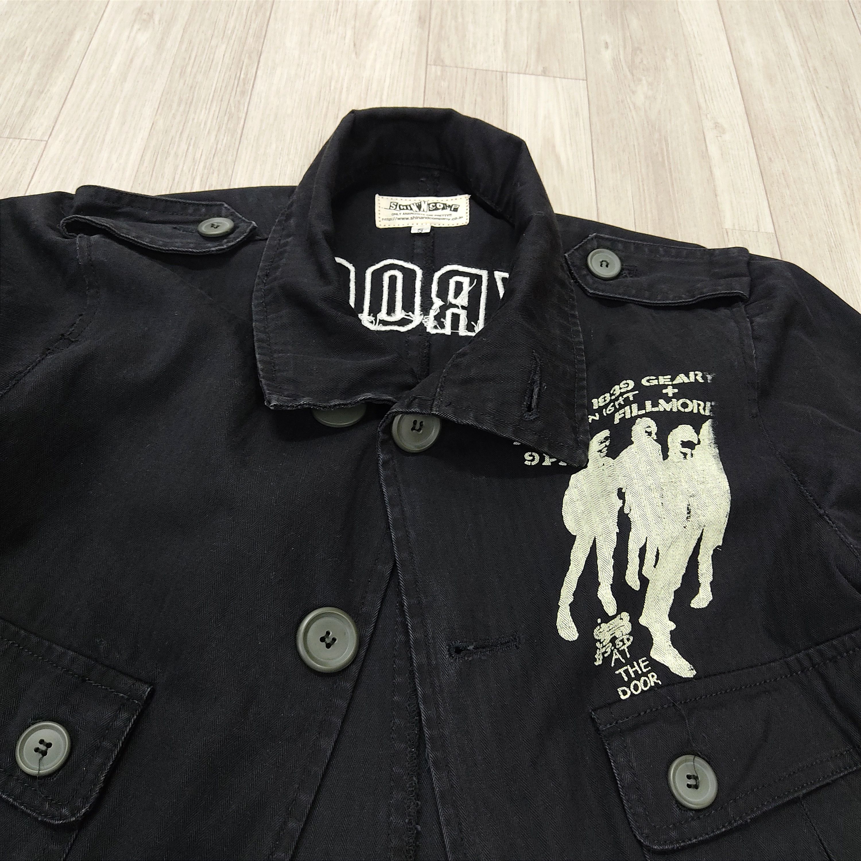 Japanese Brand SHIN AND COMPANY the Anarchist City Rocker Utility Jacket Size US S / EU 44-46 / 1 - 6 Thumbnail
