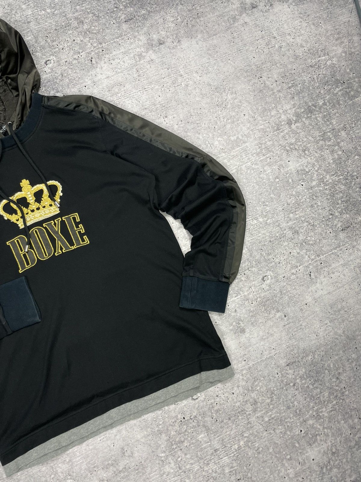 Designer × Dolce & Gabbana Vintage Dolce&Gabbana Blue Big Logo Boxe Nylon Luxury Hoodie Size US M / EU 48-50 / 2 - 4 Thumbnail