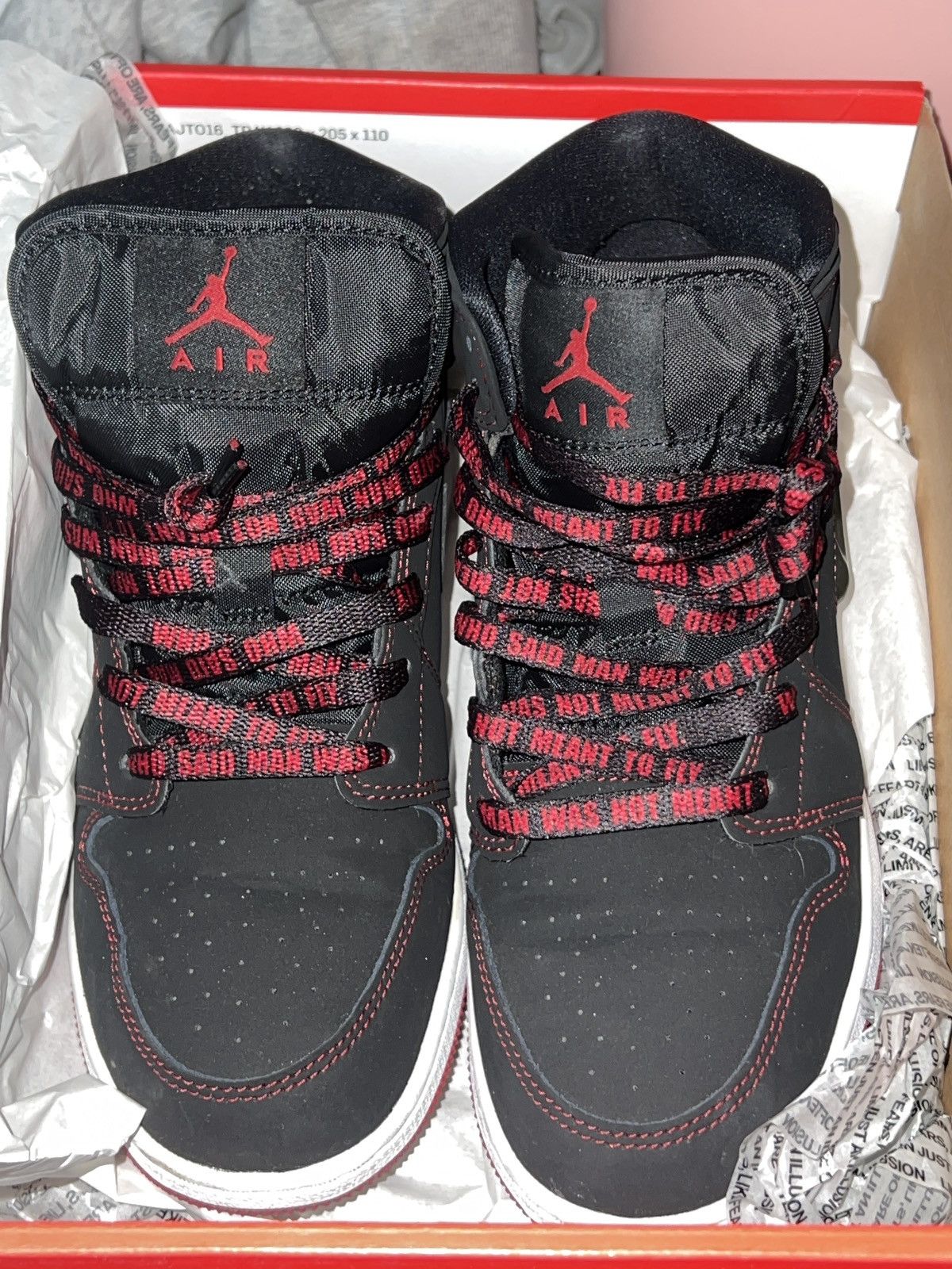 Nike 1 MID GS ‘FEARLESS’ COME FLY WITH ME Size US 5.5 / EU 38 - 5 Thumbnail