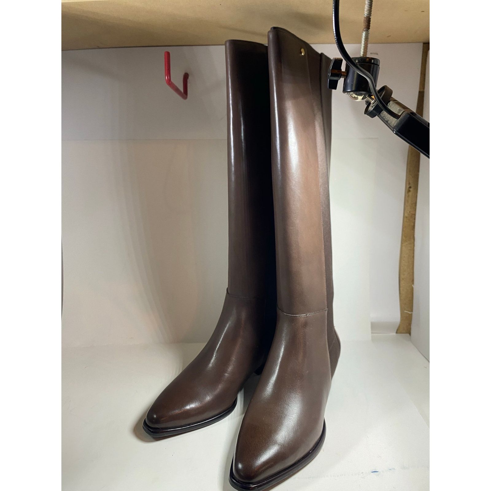 Cole Haan Cole Haan Hallee Stretch Boot Java Leather NWT W9 Size US 9 / IT 39 - 2 Thumbnail