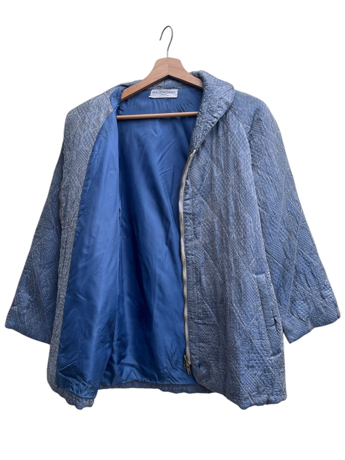 Balenciaga Archive Balenciaga Paris Zipped Up Quilted Jacket Size M / US 6-8 / IT 42-44 - 3 Thumbnail