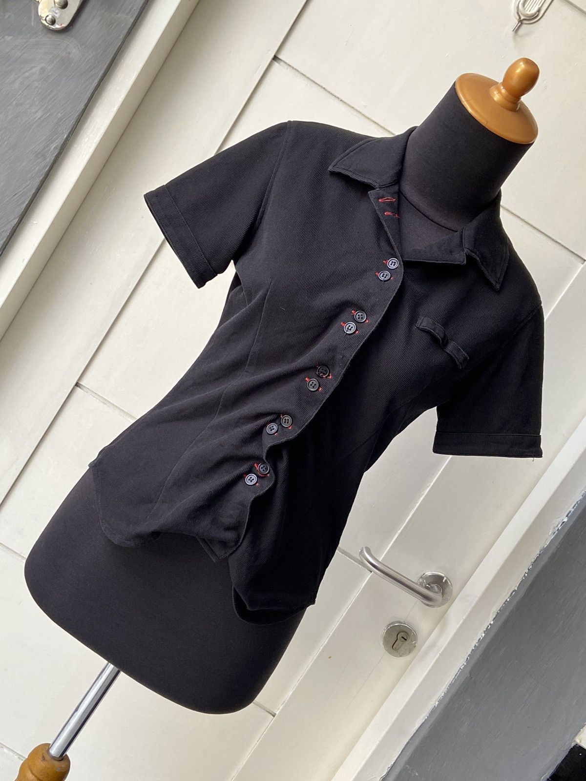Kansai Yamamoto KANSAI UNIFORM Black T-Shirt Size XS / US 0-2 / IT 36-38 - 3 Thumbnail