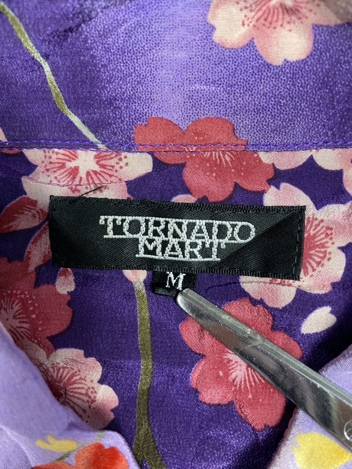 If Six Was Nine 2000s Tornado Mart - Fantasy Rose Mesh Shirt Size US M / EU 48-50 / 2 - 5 Thumbnail