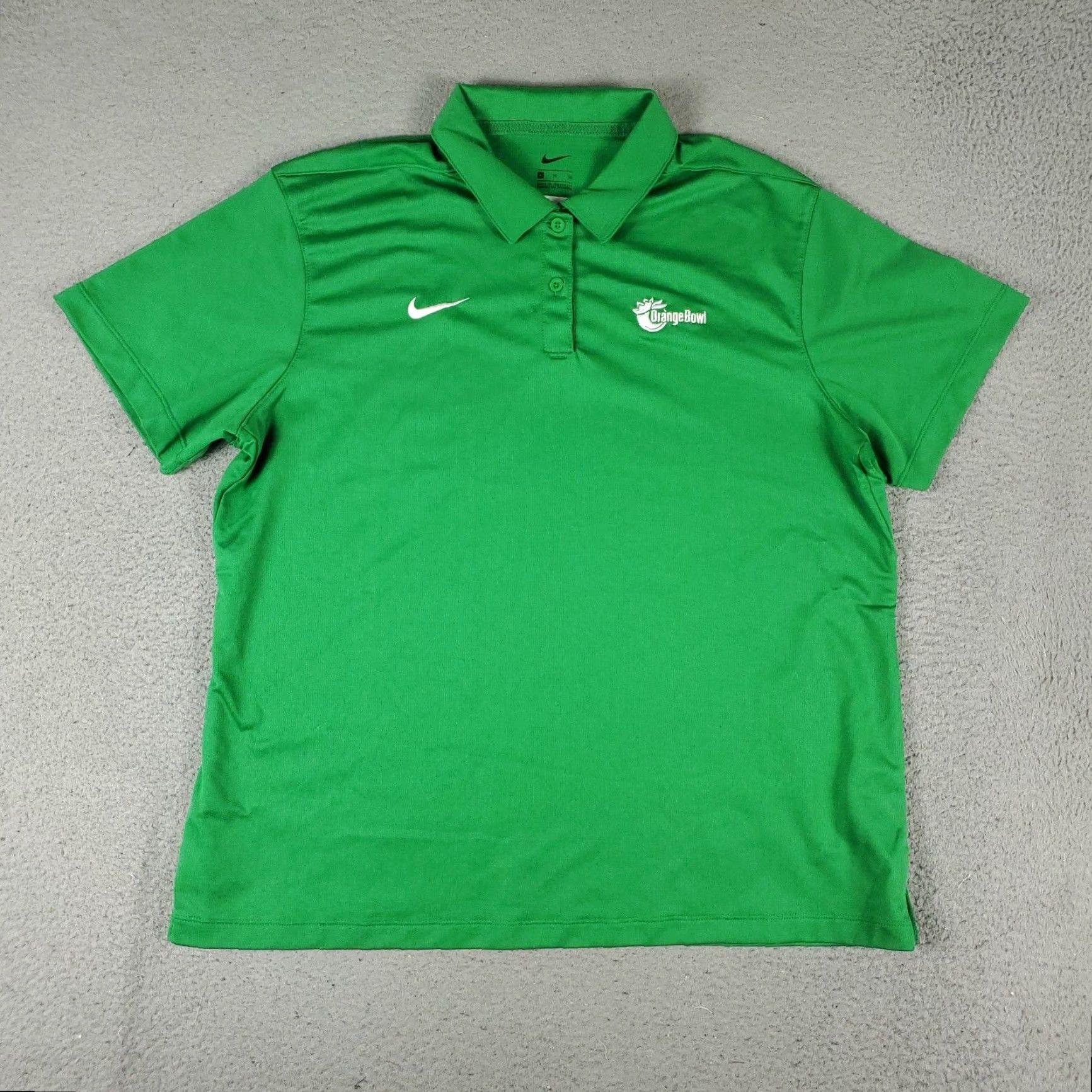 Nike Nike Polo Shirt Womens Size XL Green Orange Bowl Swoosh Golf Short Sleeve Ladies Size XL / US 12-14 / IT 48-50 - 2 Thumbnail