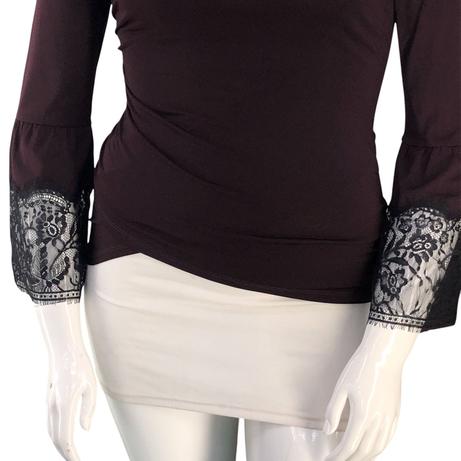 KOBI HALPERIN Kobi Halperin Size M Blouse Miley Top 3/4 Lace Sleeve NEW Size M / US 6-8 / IT 42-44 - 3 Thumbnail