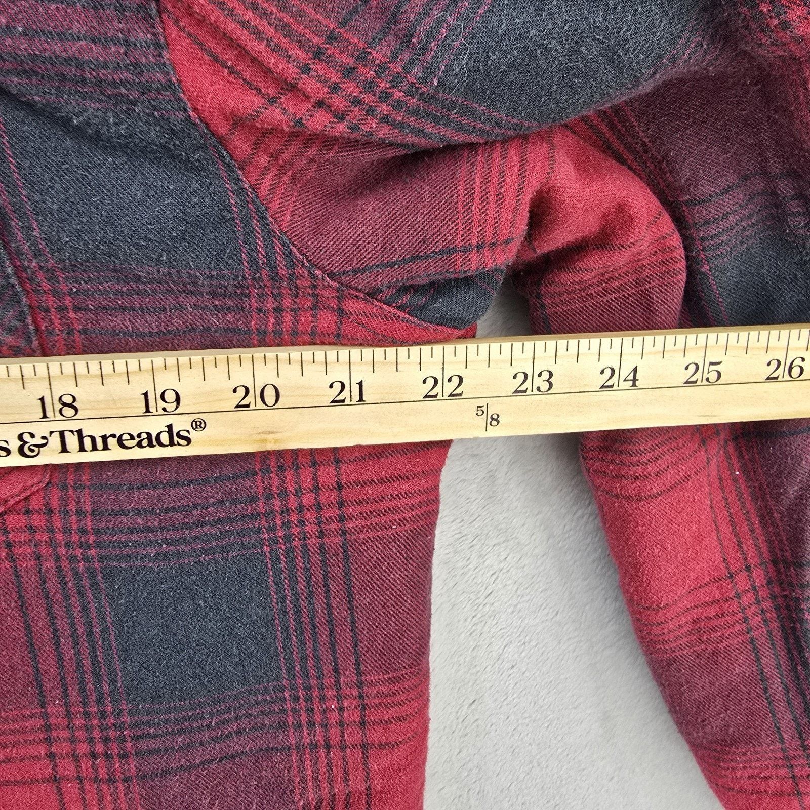 Big Mac Vintage Big Mac Flannel Mens Medium Red Sherpa Lined Shacket Size US M / EU 48-50 / 2 - 8 Thumbnail