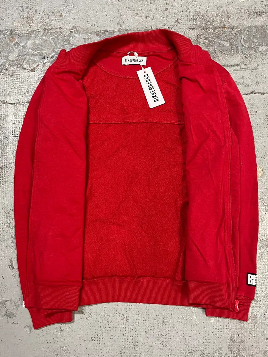 Dirk Bikkembergs Bikkembergs Cotton-Blend Cargo Pocket Red Zip-Up Sweater Size US M / EU 48-50 / 2 - 8 Thumbnail