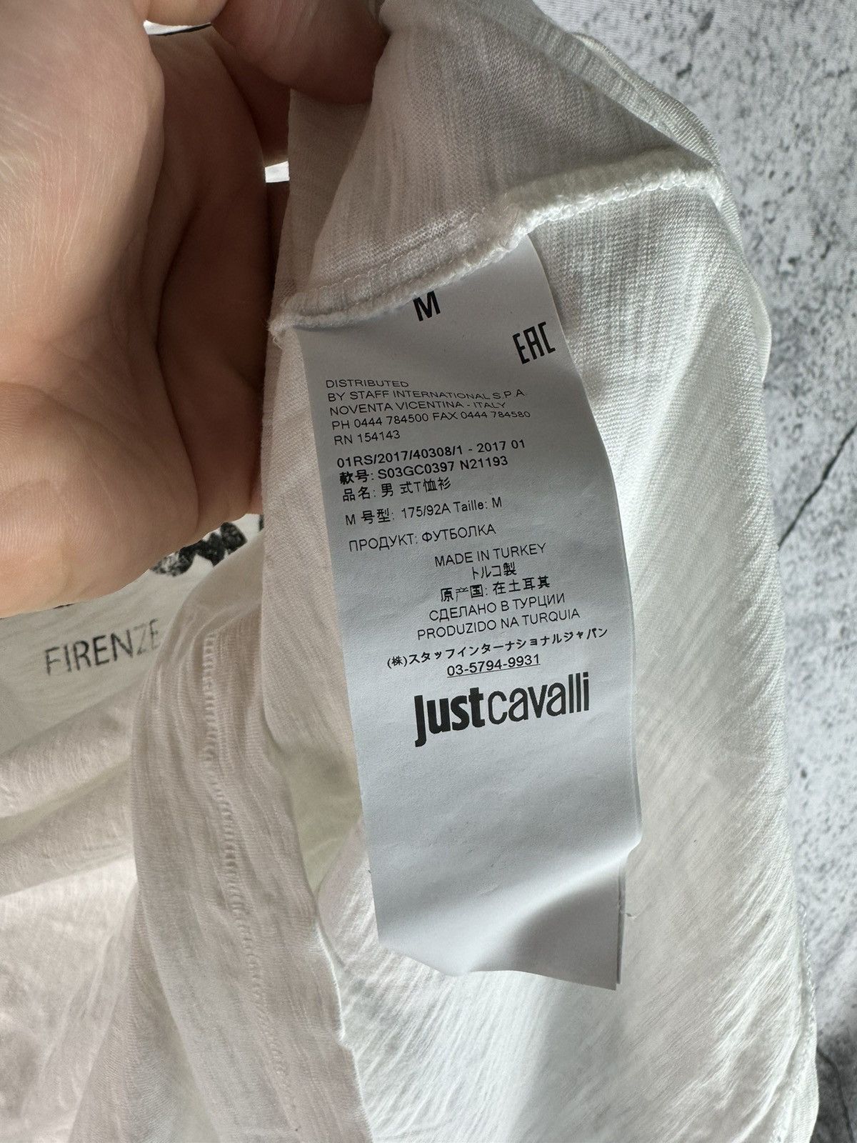 Just Cavalli Roberto Cavalli T-shirt Designer Logo Size US M / EU 48-50 / 2 - 4 Thumbnail