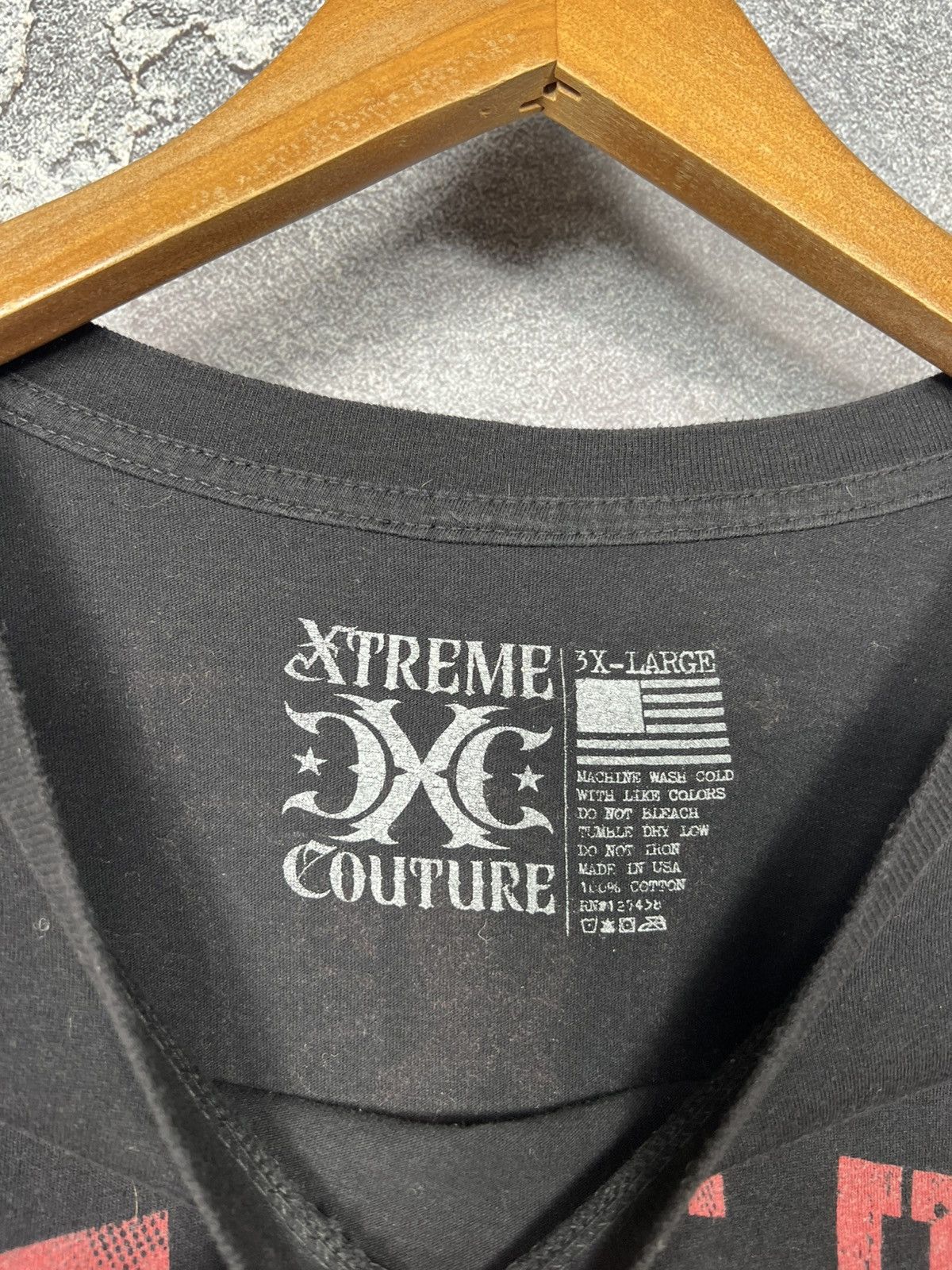 Affliction Affliction Brand 3Xl Xtreme Couture Honor Glory Y2K T-shirt Size US XXL / EU 58 / 5 - 6 Thumbnail