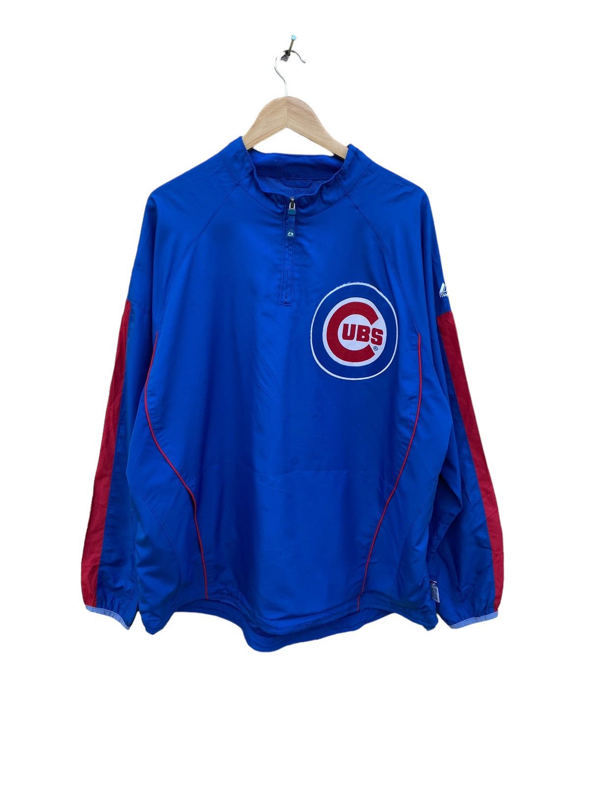 Majestic Majestic Ubs MLB windbreaker half zipper jacket Size US XL / EU 56 / 4 - 1 Thumbnail