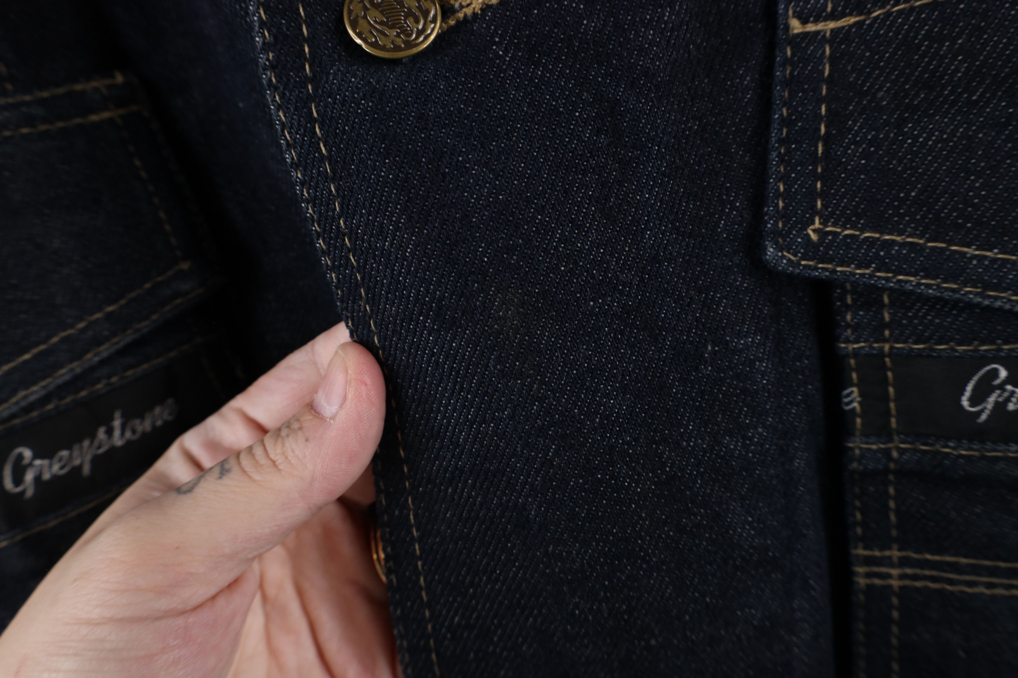 Vintage Vintage 90s Streetwear Hip Hop Denim Jean Trucker Jacket Size US XXL / EU 58 / 5 - 4 Thumbnail
