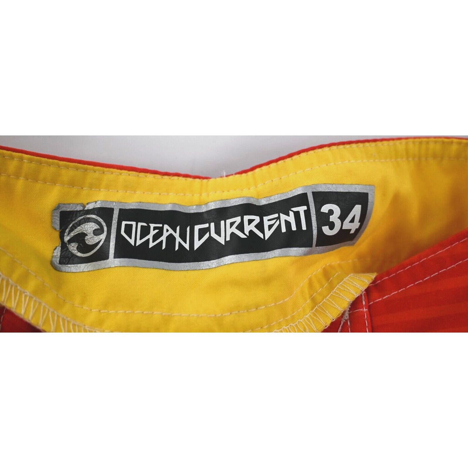 Ocean Current Ocean Current 34 Ombre Stripe Orange Unlined Board Shorts Size US 34 / EU 50 - 7 Thumbnail