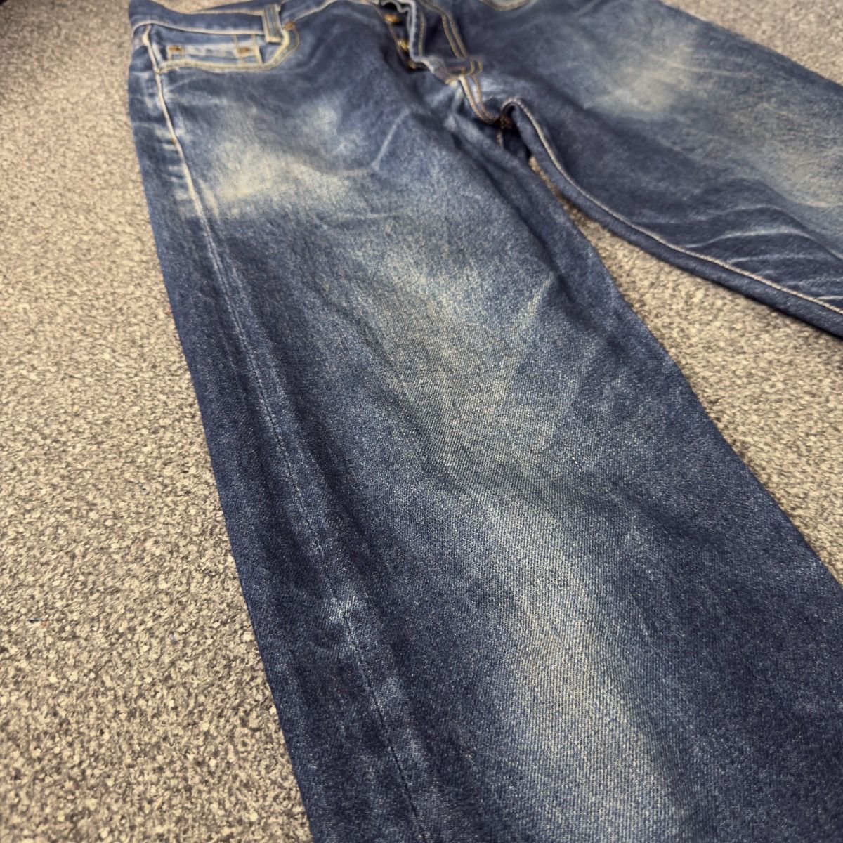 Denim & Co. 90s Gap S102571 Blue Denim Pants Made in Italy W31 L34 Size US 31 - 6 Thumbnail