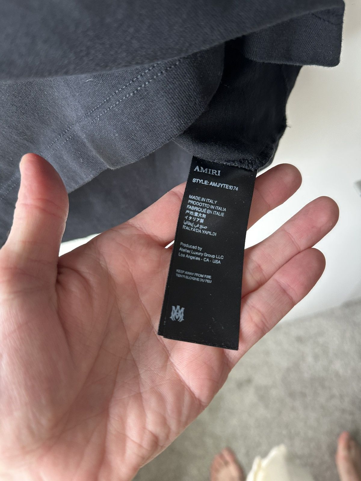 Amiri AMIRI MA LOGO TEE Size US XS / EU 42 / 0 - 4 Thumbnail