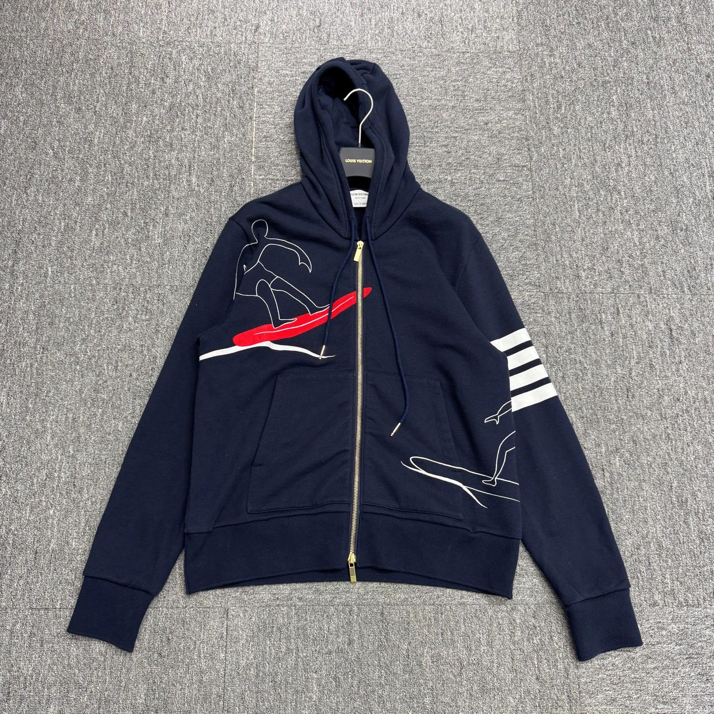 Thom Browne Thom Browne Surf Embroidery Hoodie 2 Size US M / EU 48-50 / 2 - 1 Thumbnail