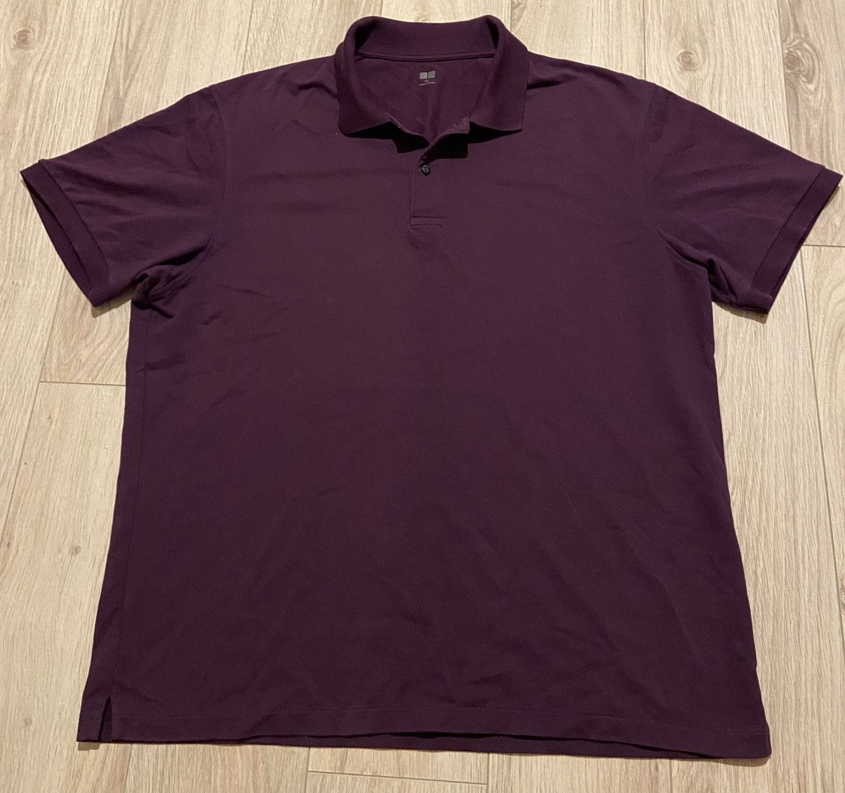 Designer Uniqlo basic marsala polo tee Size US XXL / EU 58 / 5 - 1 Thumbnail