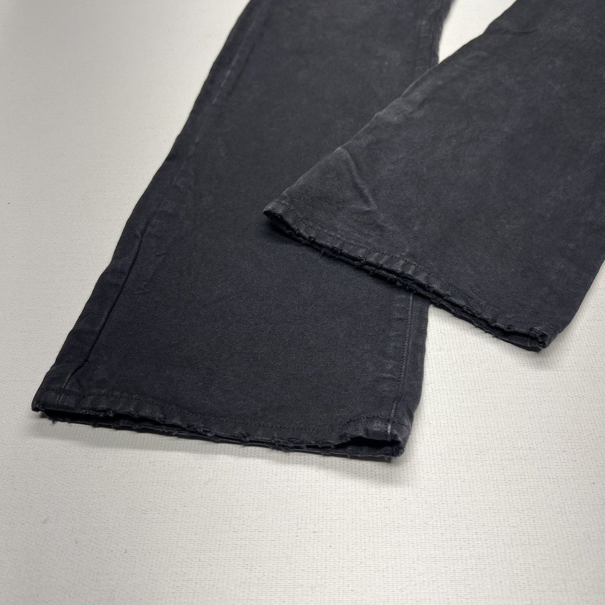 Vintage Loomstate Pants Black Straight Canvas Workwear Utility Firm Size US 32 / EU 48 - 4 Thumbnail
