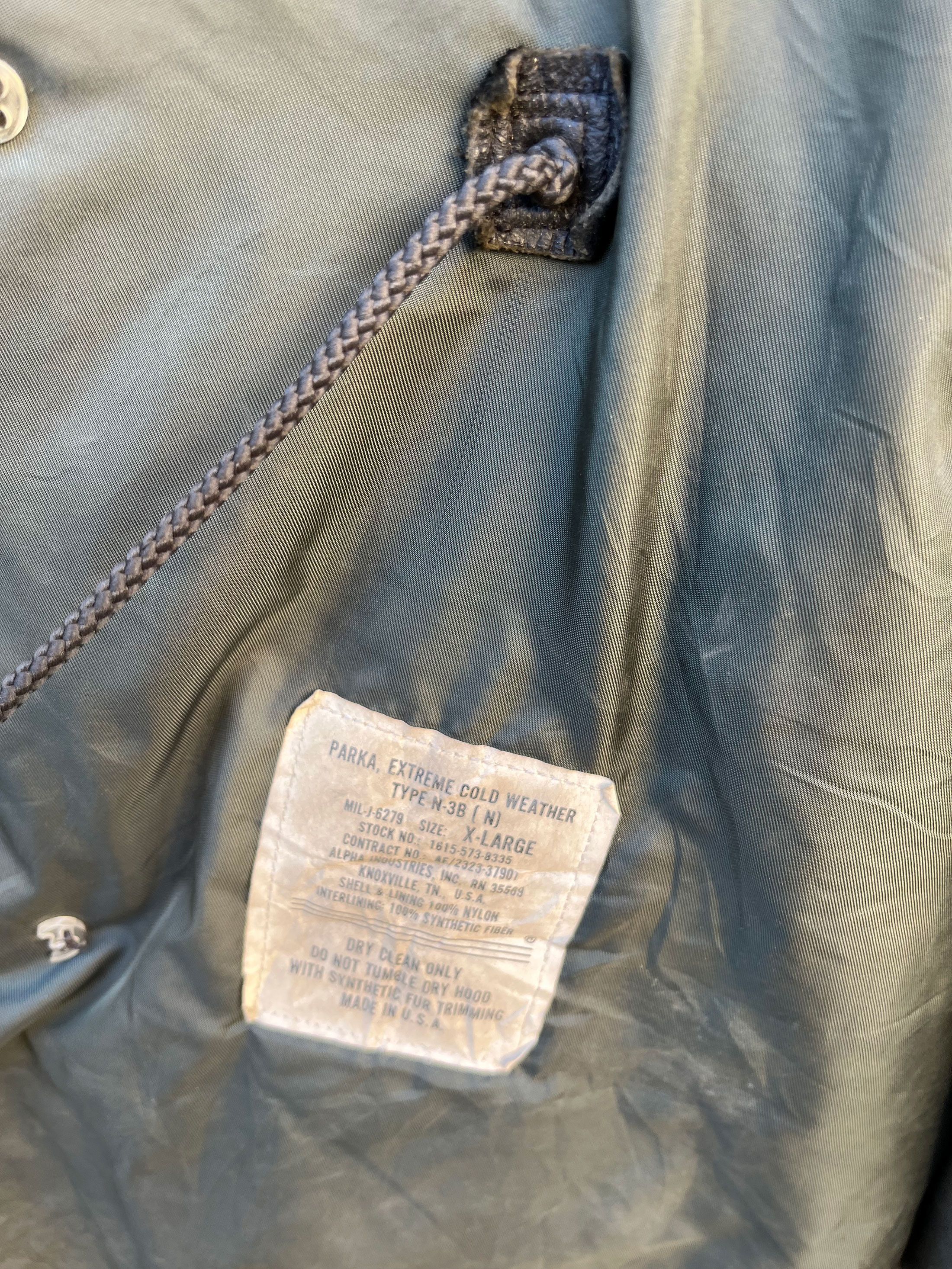 Alpha Industries Vintage N-3B Alpha Industries Parka Extreme Cold Weather Size US XL / EU 56 / 4 - 7 Thumbnail