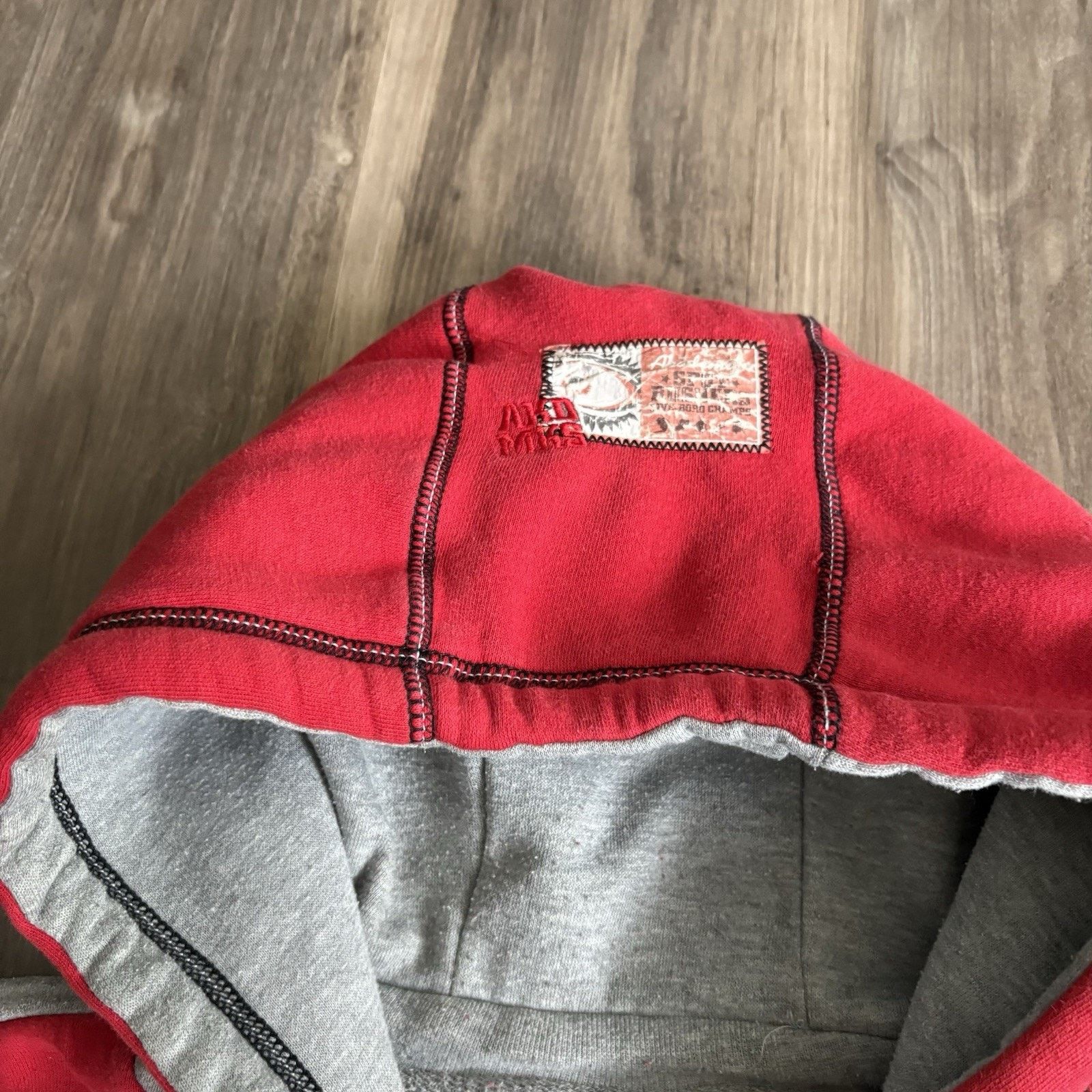Akademiks × Vintage Vintage Akademiks Hoodie Size XXL Red Football Varsity Y2K Size US XXL / EU 58 / 5 - 6 Thumbnail