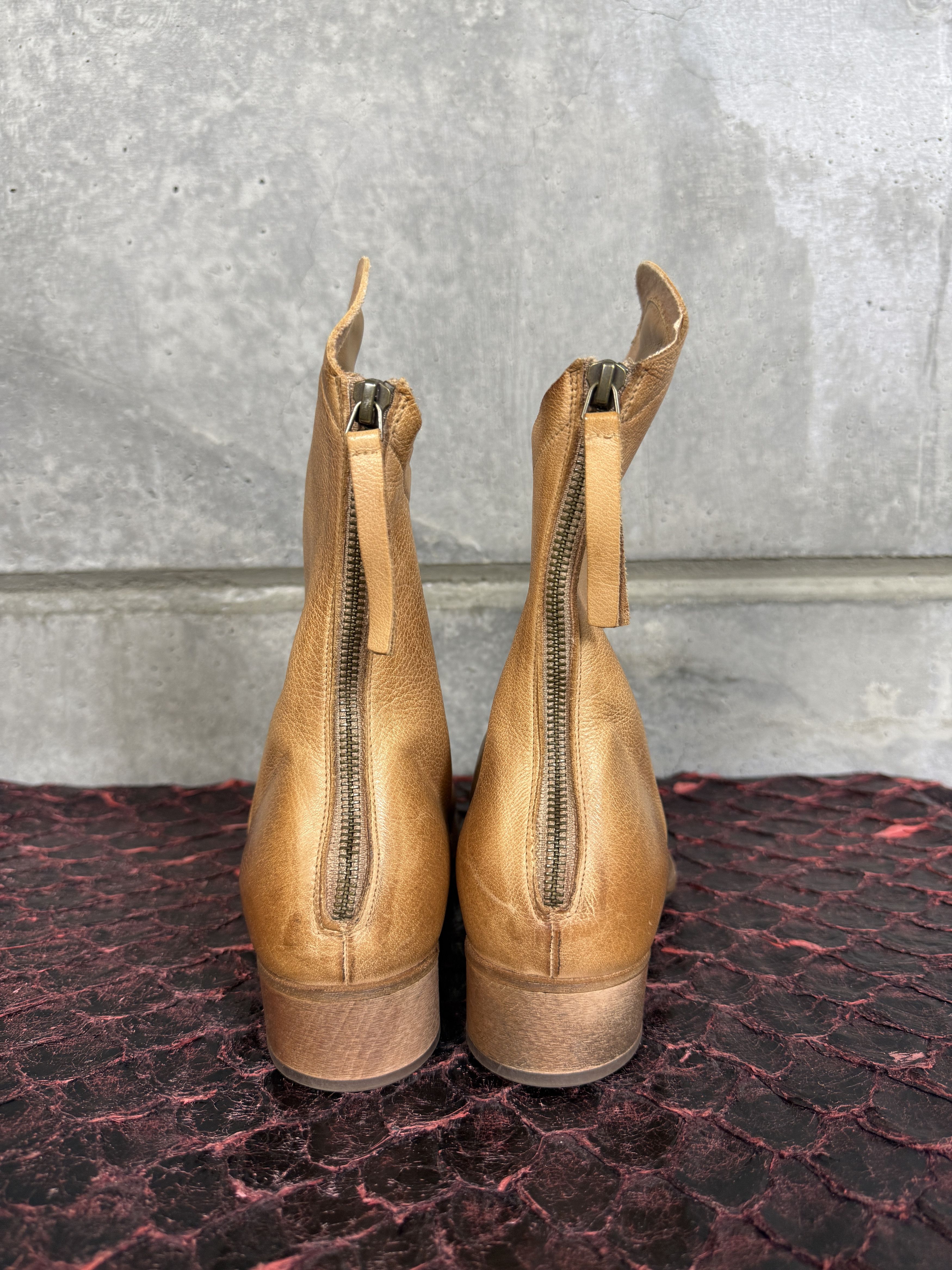 Cherevichkiotvichki Cherevichkiotvichiki Zipped Cowgirl Leather Boots Size US 9 / IT 39 - 5 Thumbnail