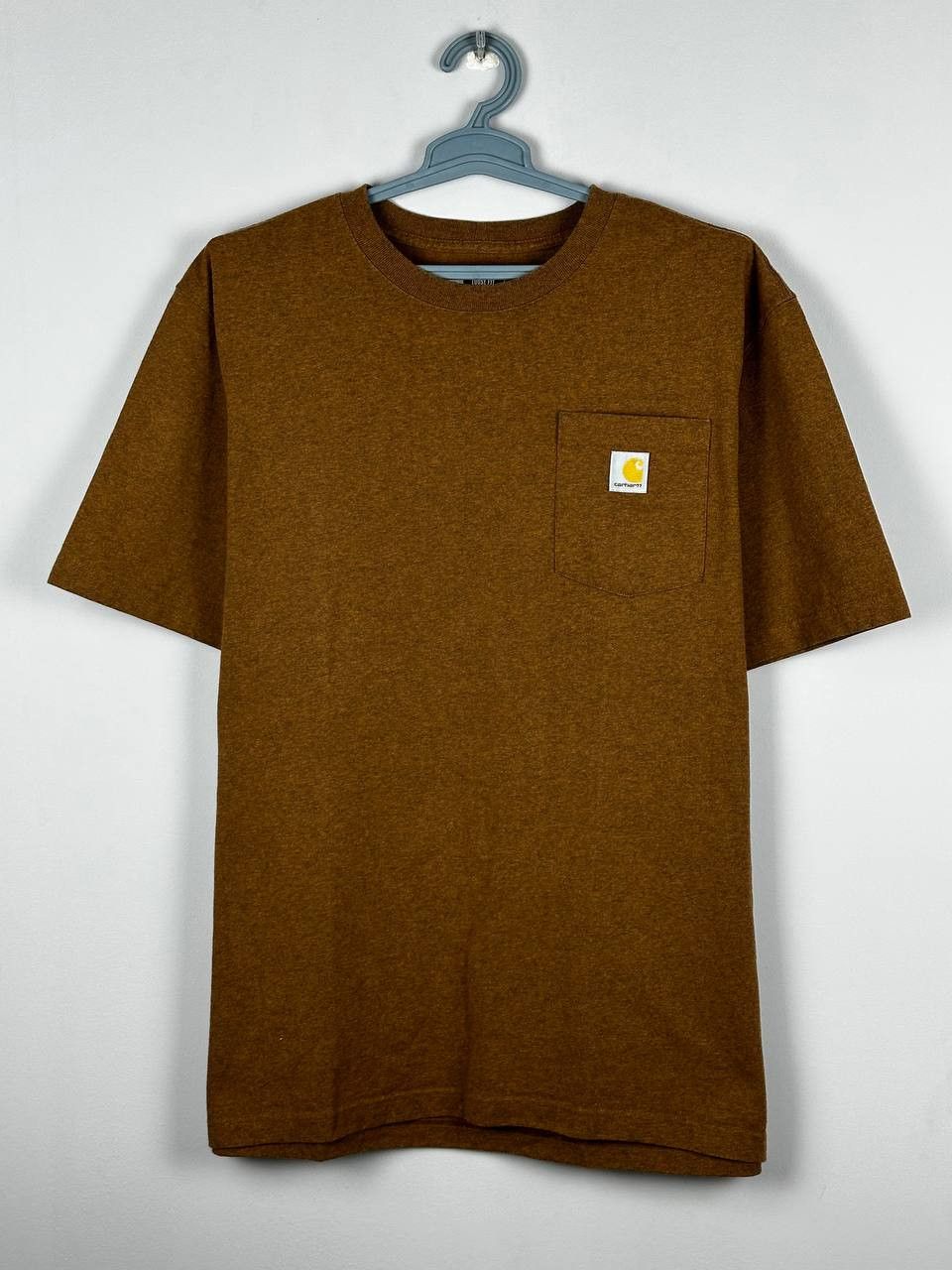 Carhartt Carhartt Logo Vintage Brown Pocket T Shirt Size L Size US L / EU 52-54 / 3 - 2 Thumbnail
