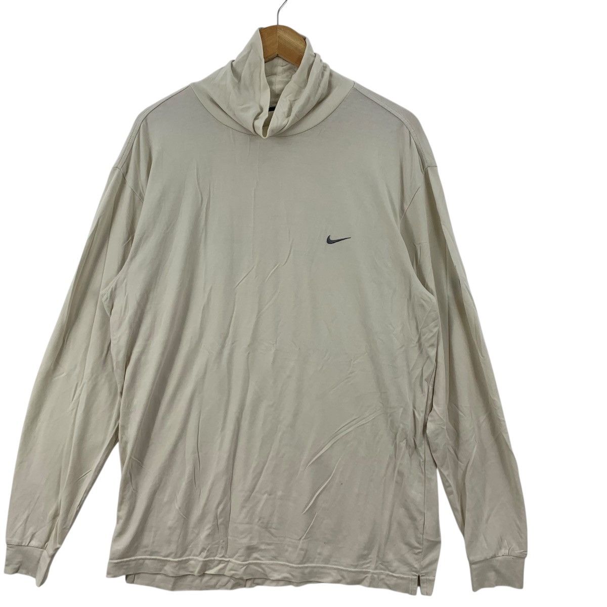 Nike Vintage NIKE GOLF TIGER WOODS Turtle Neck Plain Tee Shirt Size US L / EU 52-54 / 3 - 5 Thumbnail
