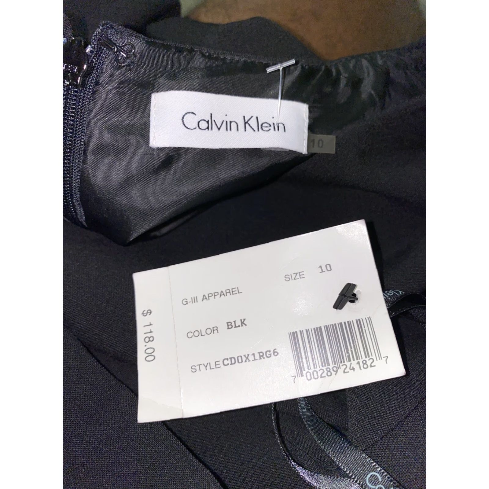 Calvin Klein Calvin Klein Womens Back Zip Office Dress Size 10 NWT 18.00 Size L / US 10 / IT 46 - 3 Thumbnail