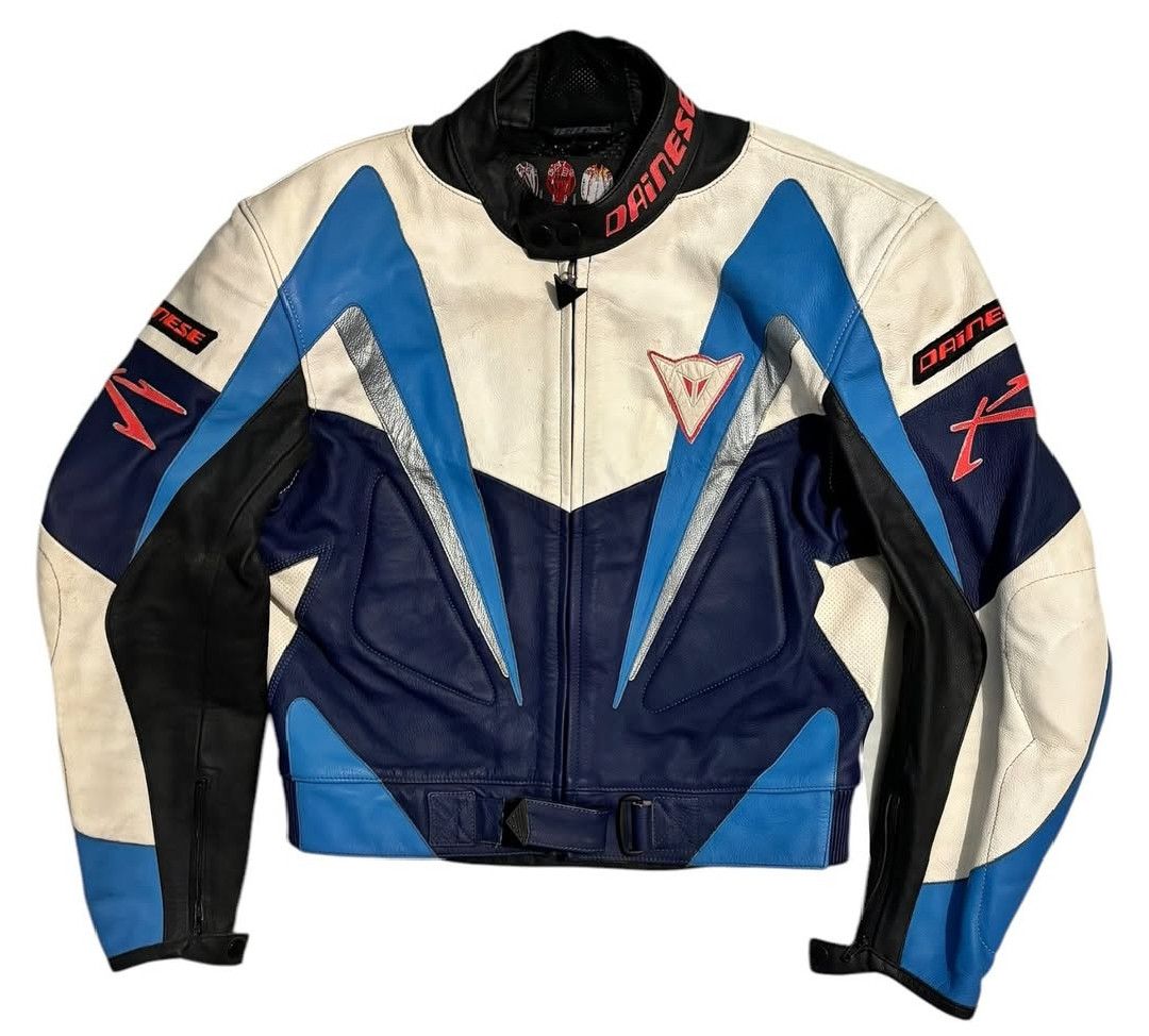 Dainese 2000's Mens Racing Bomber Jacket Dainese Vintage Size 58 Size US M / EU 48-50 / 2 - 1 Thumbnail
