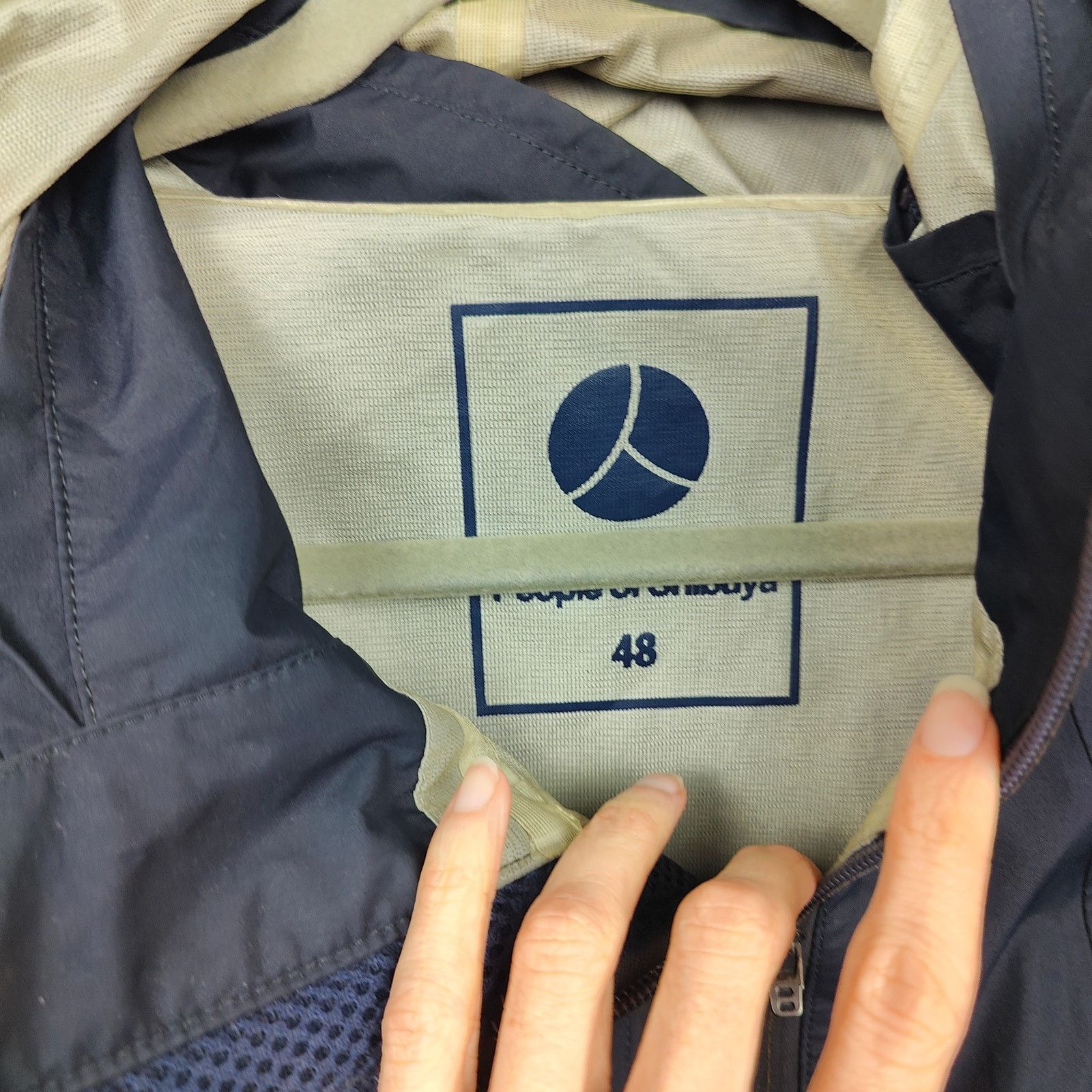 Other People of Shibuya Jacket Mens 48 Medium Navy Blue Hooded Size US M / EU 48-50 / 2 - 9 Thumbnail